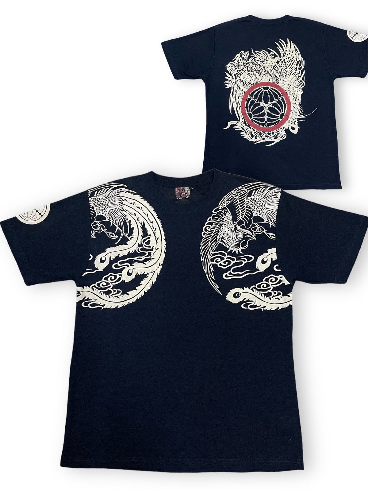 Kamakura Vintage Soul Sukajan Overprint Dragon Style Tshirt Size US M / EU 48-50 / 2 - 1 Thumbnail