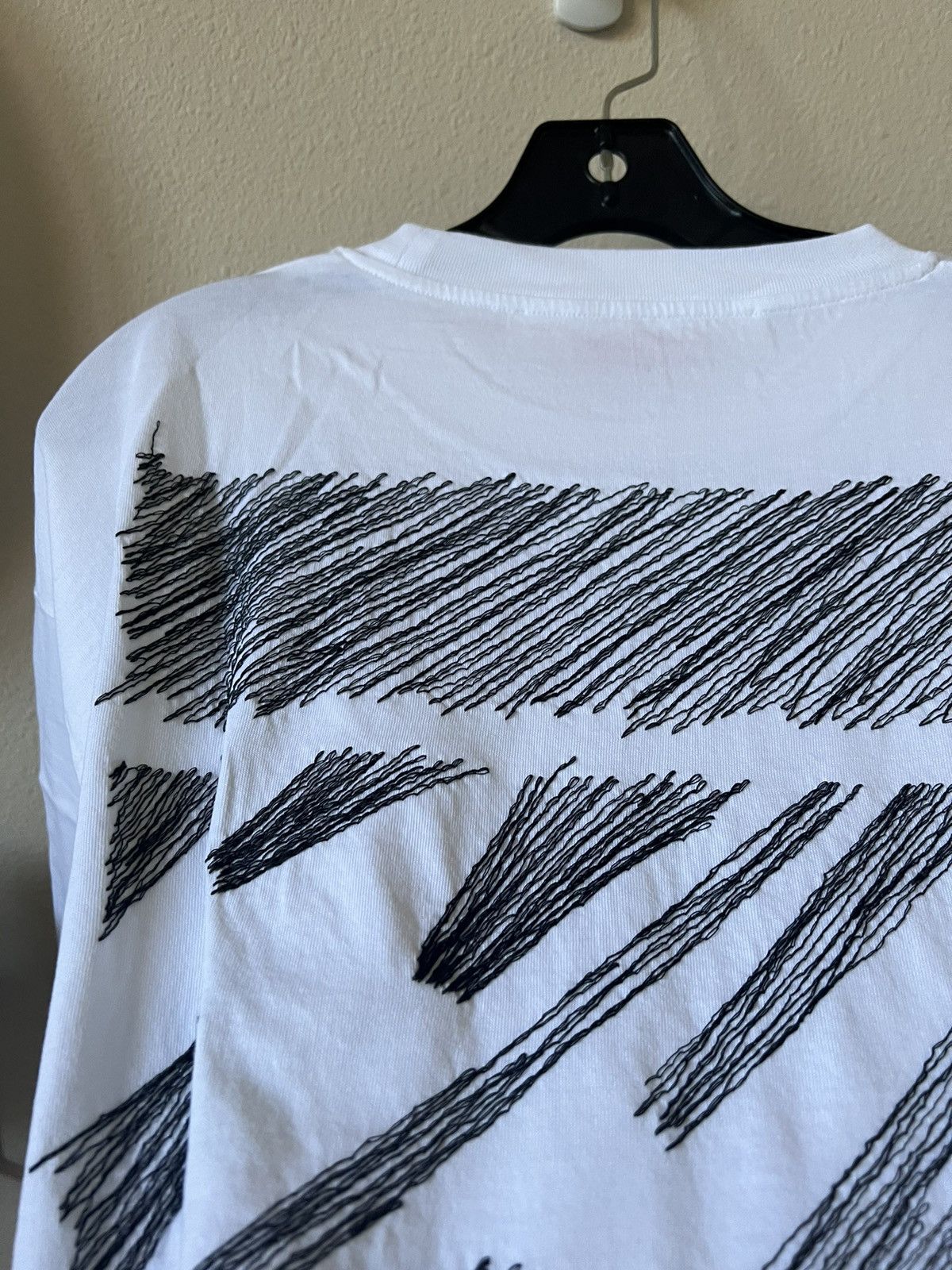 Off-White Off-White Embroidered Scribble Logo T-shirt Size US XL / EU 56 / 4 - 6 Thumbnail