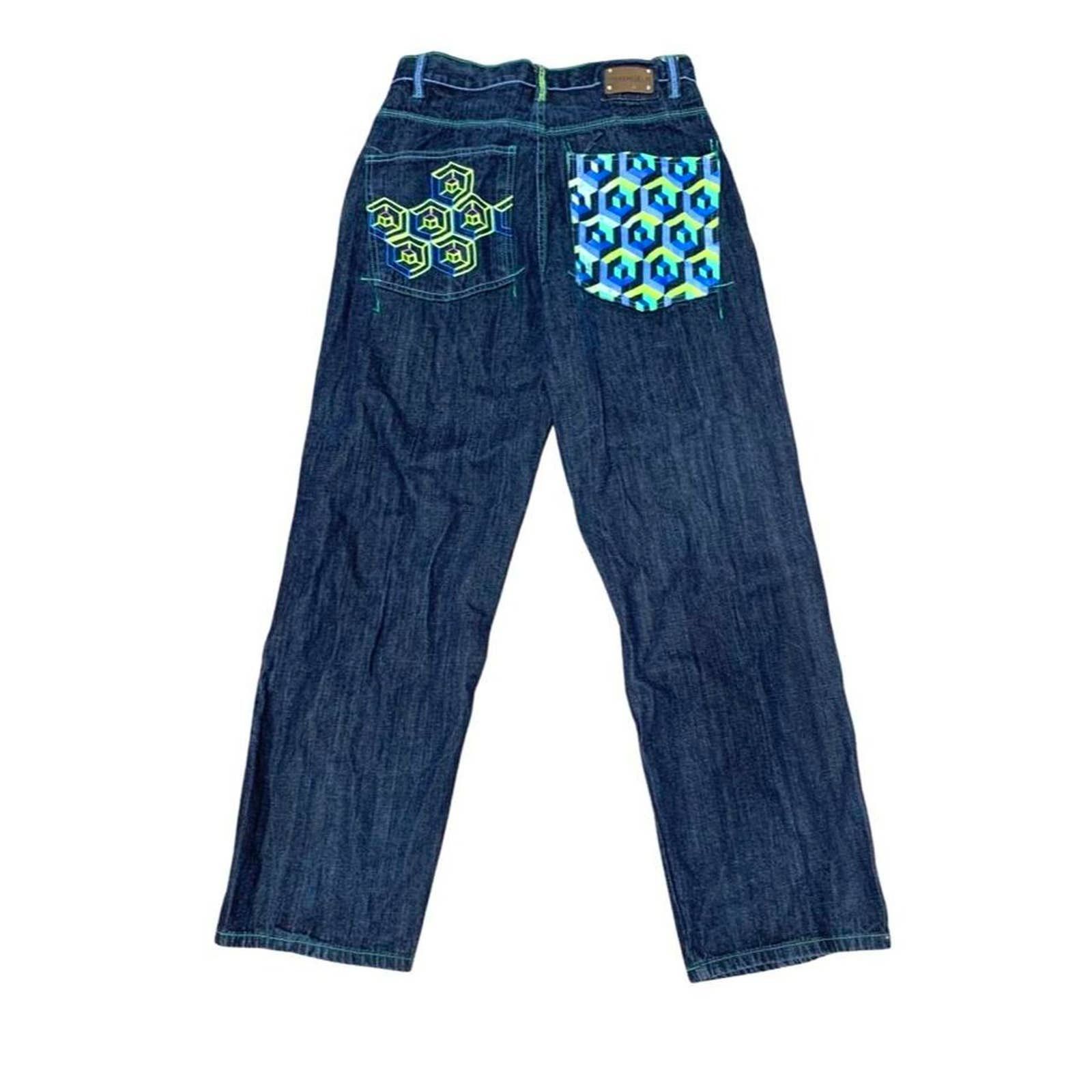 Vintage y2k embroidered jeans