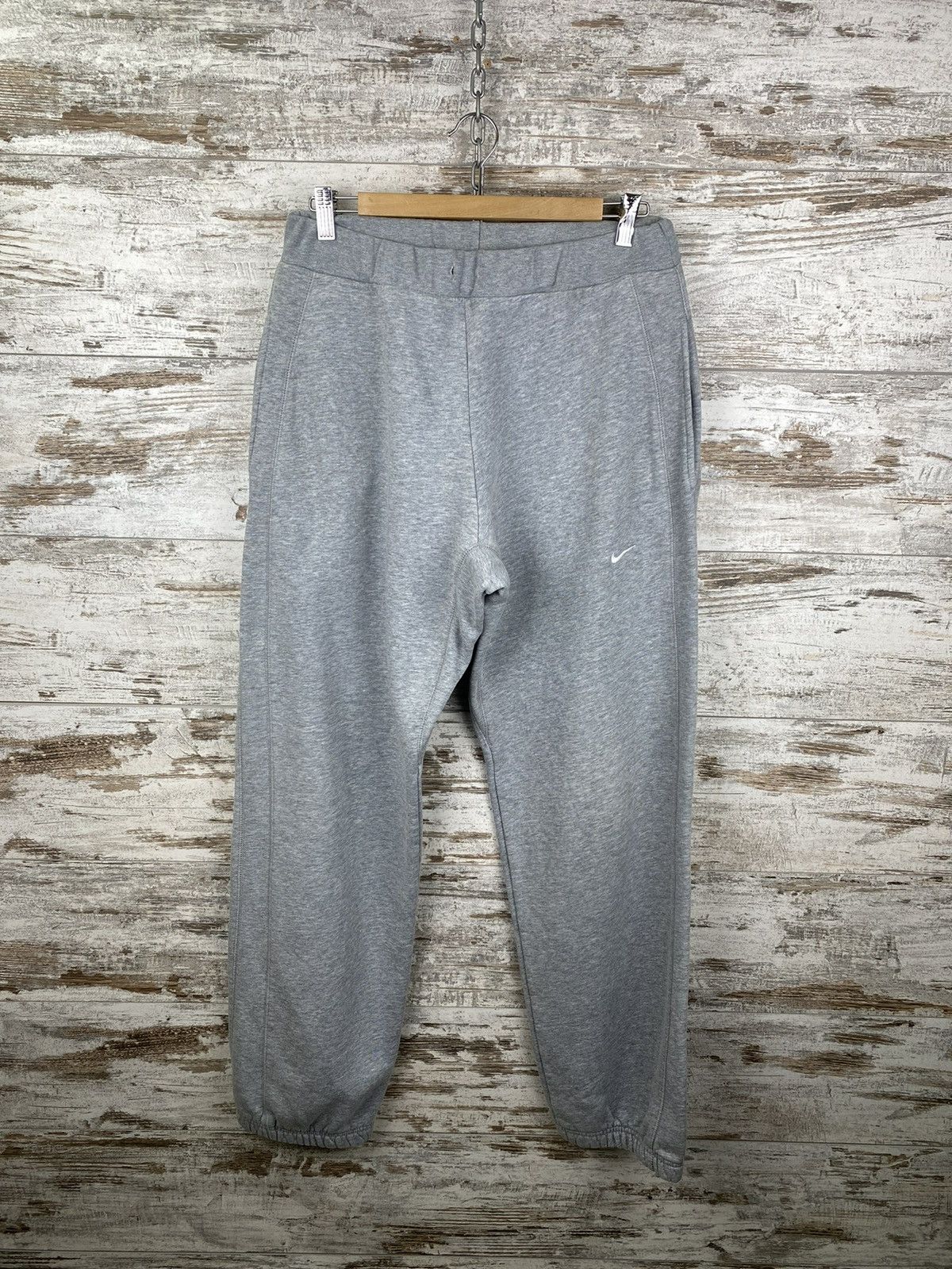 Nike × Vintage Mens Vintage Nike sweatpants 90s swoosh logo joggers rare Size US 36 / EU 52 - 2 Thumbnail