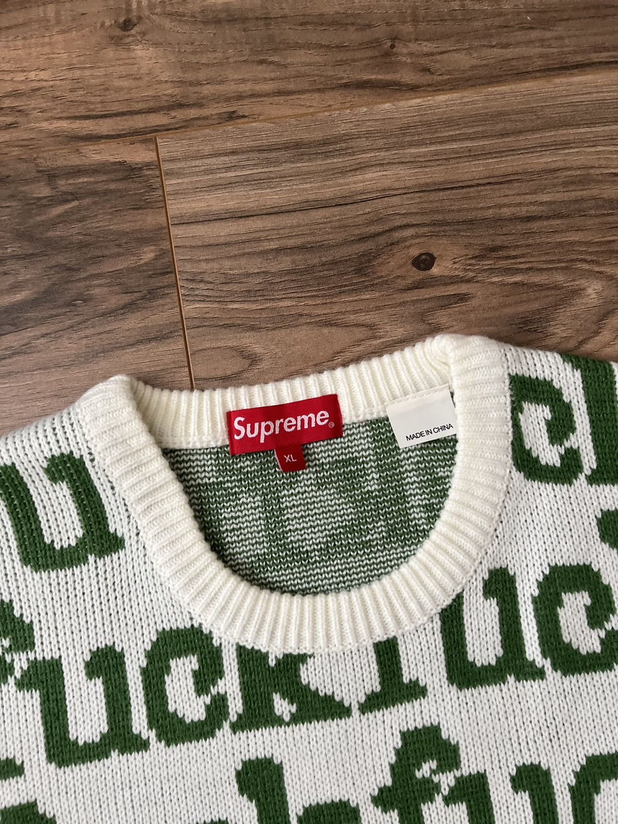 トップス Supreme Fuck Sweater (SS22) White XL supreme FUCK SWEATER Supreme Fuck Sweater (SS22) White XL Supreme