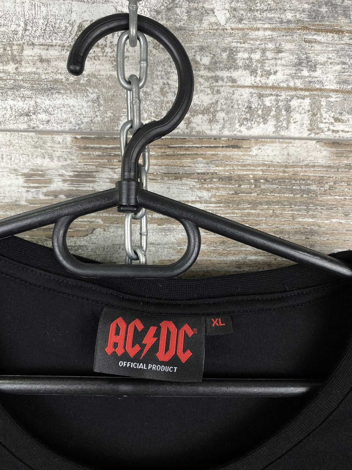 AC/DC × Vintage Mens Vintage AC/DC T Shirt rock band tee Size US XL / EU 56 / 4 - 4 Thumbnail