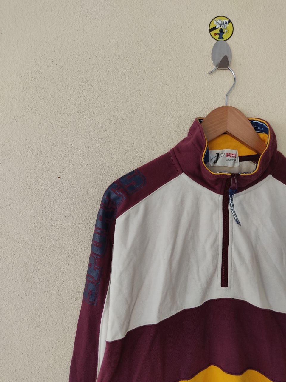 Jantzen × Japanese Brand × Vintage VINTAGE JANTZEN SPORTS MULTICOLOURED SWEATSHIRT Size US L / EU 52-54 / 3 - 4 Thumbnail