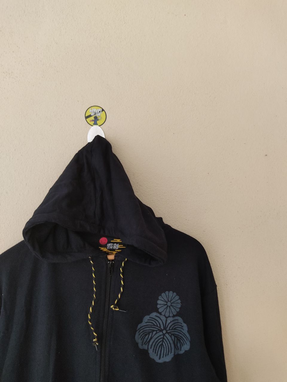 Japanese Brand × Vintage DRAGON MOTIVES SUKAJAN BLACK HOODIE Size US L / EU 52-54 / 3 - 4 Thumbnail