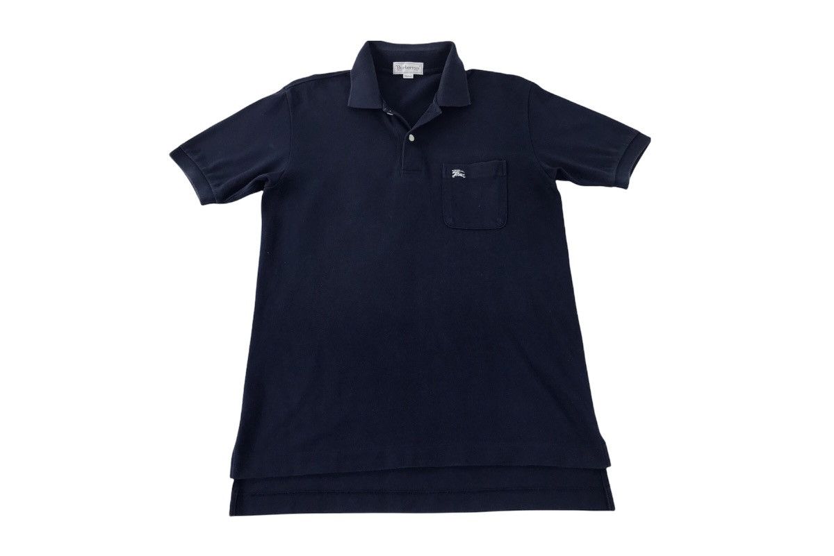 Burberry Burberrys Simple Singgle Pocket Logo Polo Tee Size US M / EU 48-50 / 2 - 1 Thumbnail