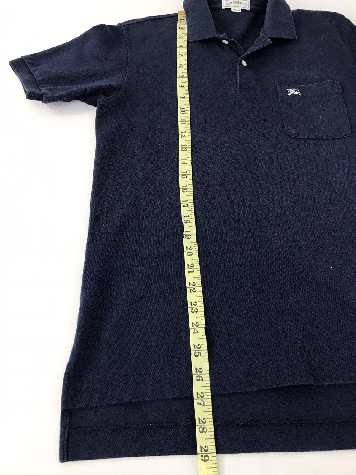 Burberry Burberrys Simple Singgle Pocket Logo Polo Tee Size US M / EU 48-50 / 2 - 9 Thumbnail