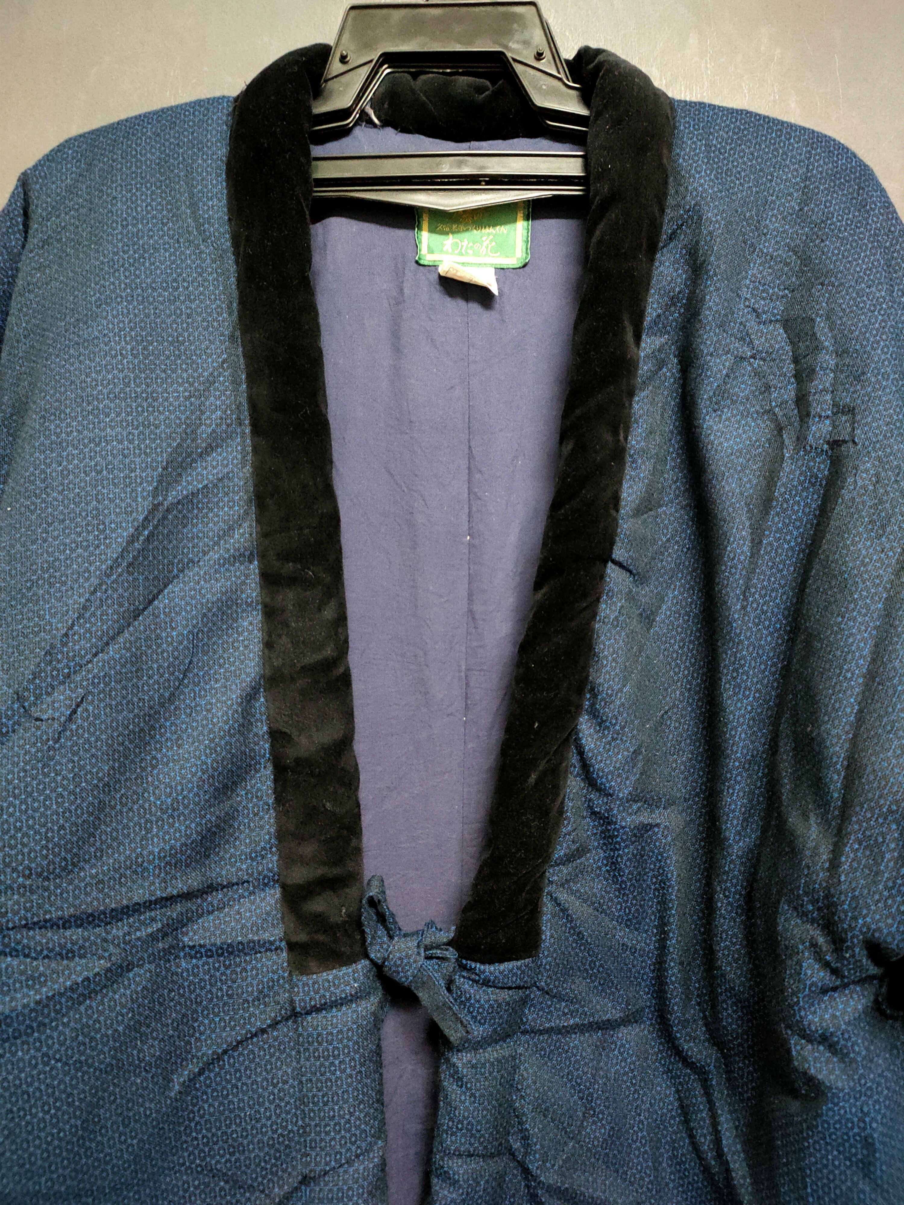 Japan Blue 💥LAST CALL💥 Indigo Hanten Jacket Japan Kimono Size US L / EU 52-54 / 3 - 3 Thumbnail