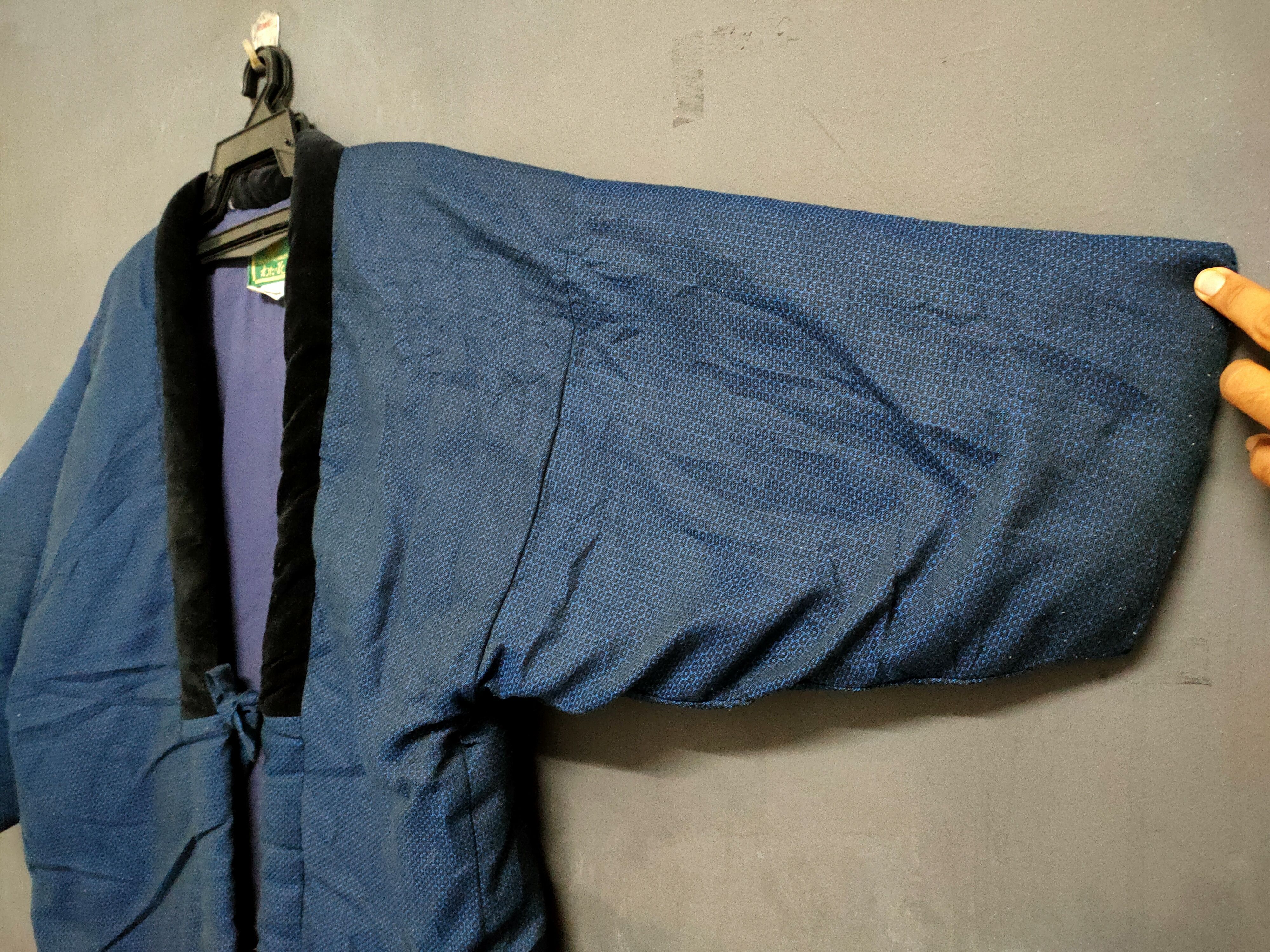 Japan Blue 💥LAST CALL💥 Indigo Hanten Jacket Japan Kimono Size US L / EU 52-54 / 3 - 4 Thumbnail