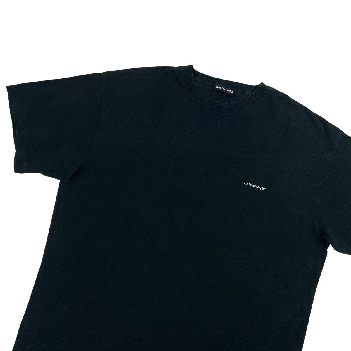 Balenciaga Balenciaga Green Mini Logo T Shirt Grailed