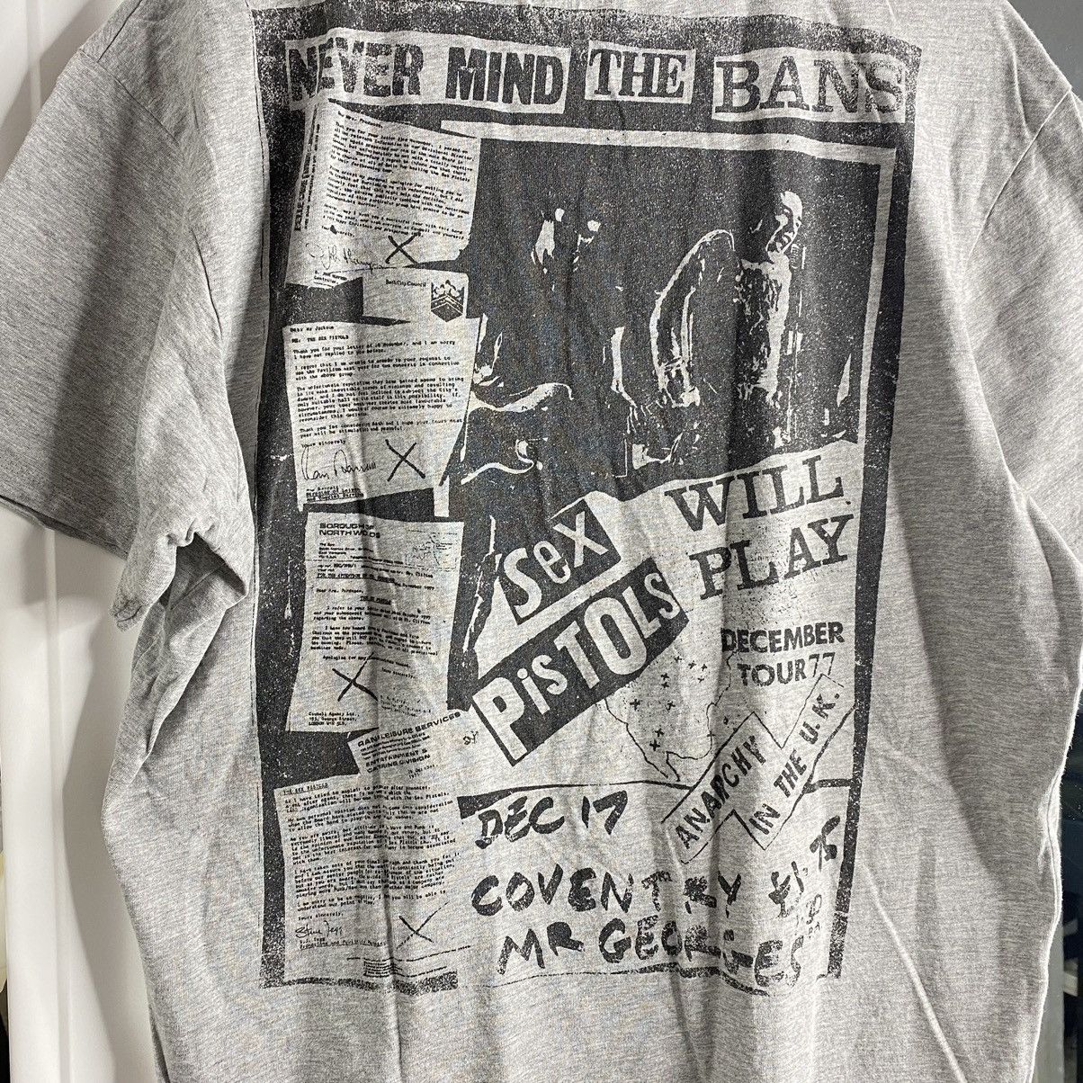 Band Tees SEX PISTOLS NEVER MIND THE BANS PROMO 77 TOUR T SHIRT Size US M / EU 48-50 / 2 - 3 Thumbnail