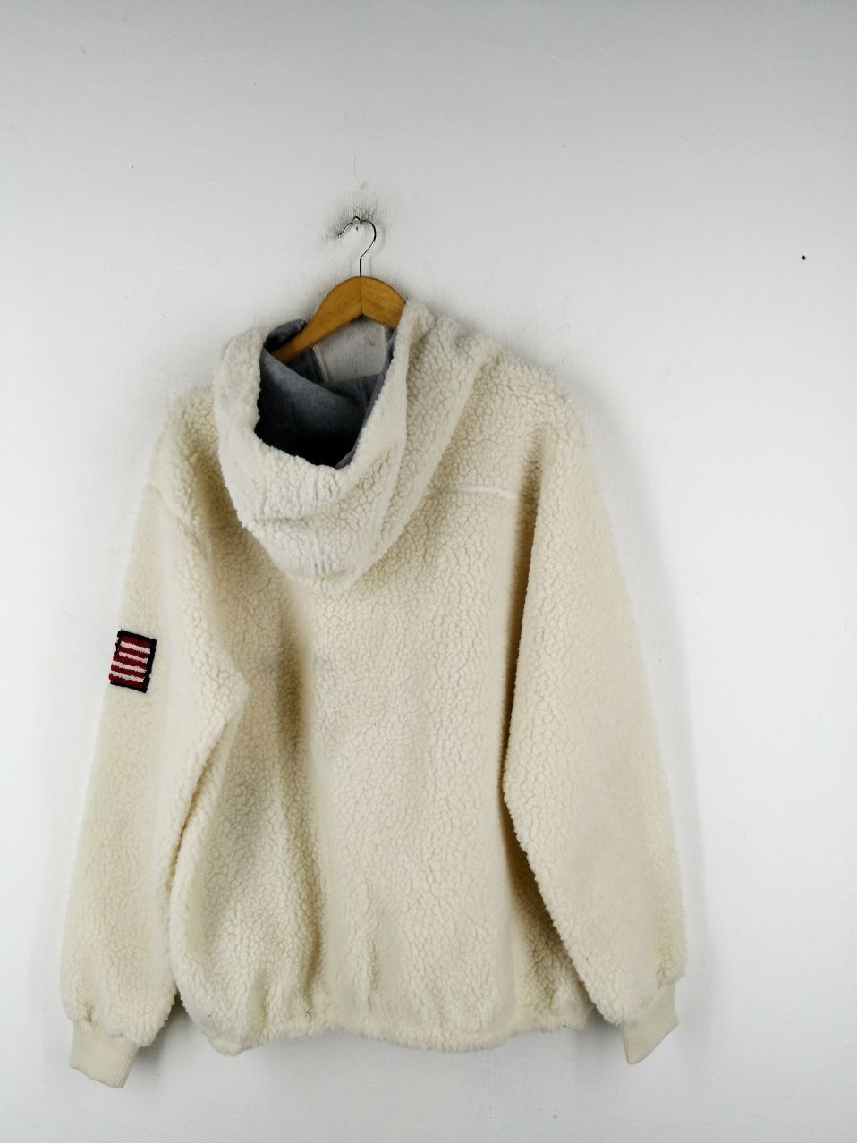 Japanese Brand Hotping Fleece Hoodie With American Flag Hoodie Size US L / EU 52-54 / 3 - 3 Thumbnail