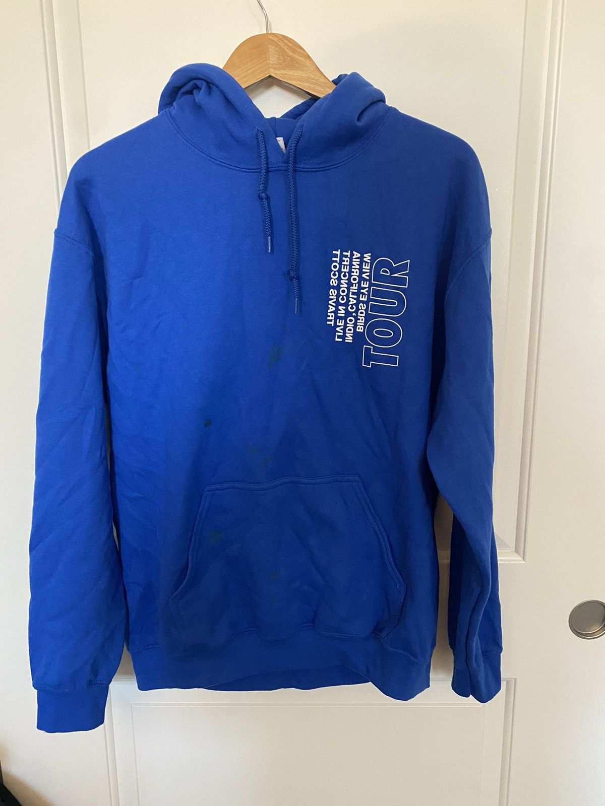 Travis Scott Travis Scott Tour Hoodie Royal Blue Grailed