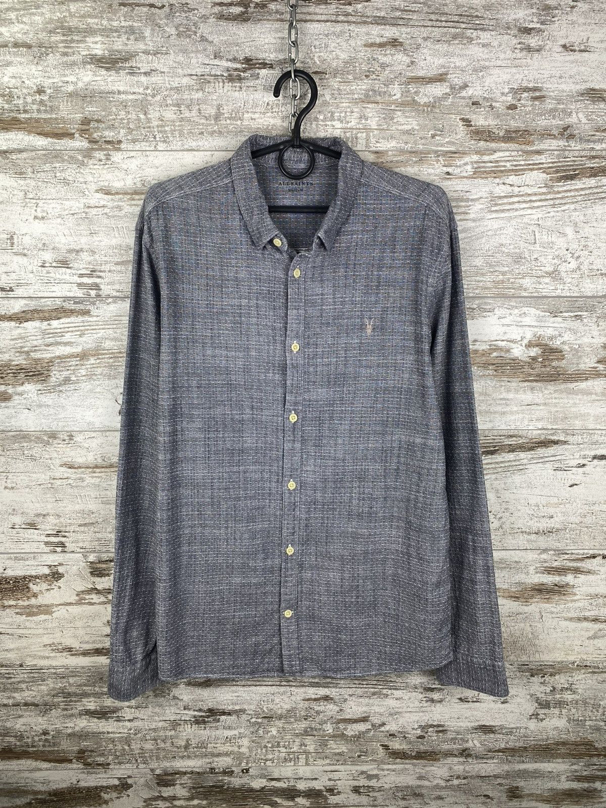 Allsaints × Japanese Brand Men AllSaints Shirts Button Up Hawaiian all saints luxury SS Size US M / EU 48-50 / 2 - 1 Thumbnail