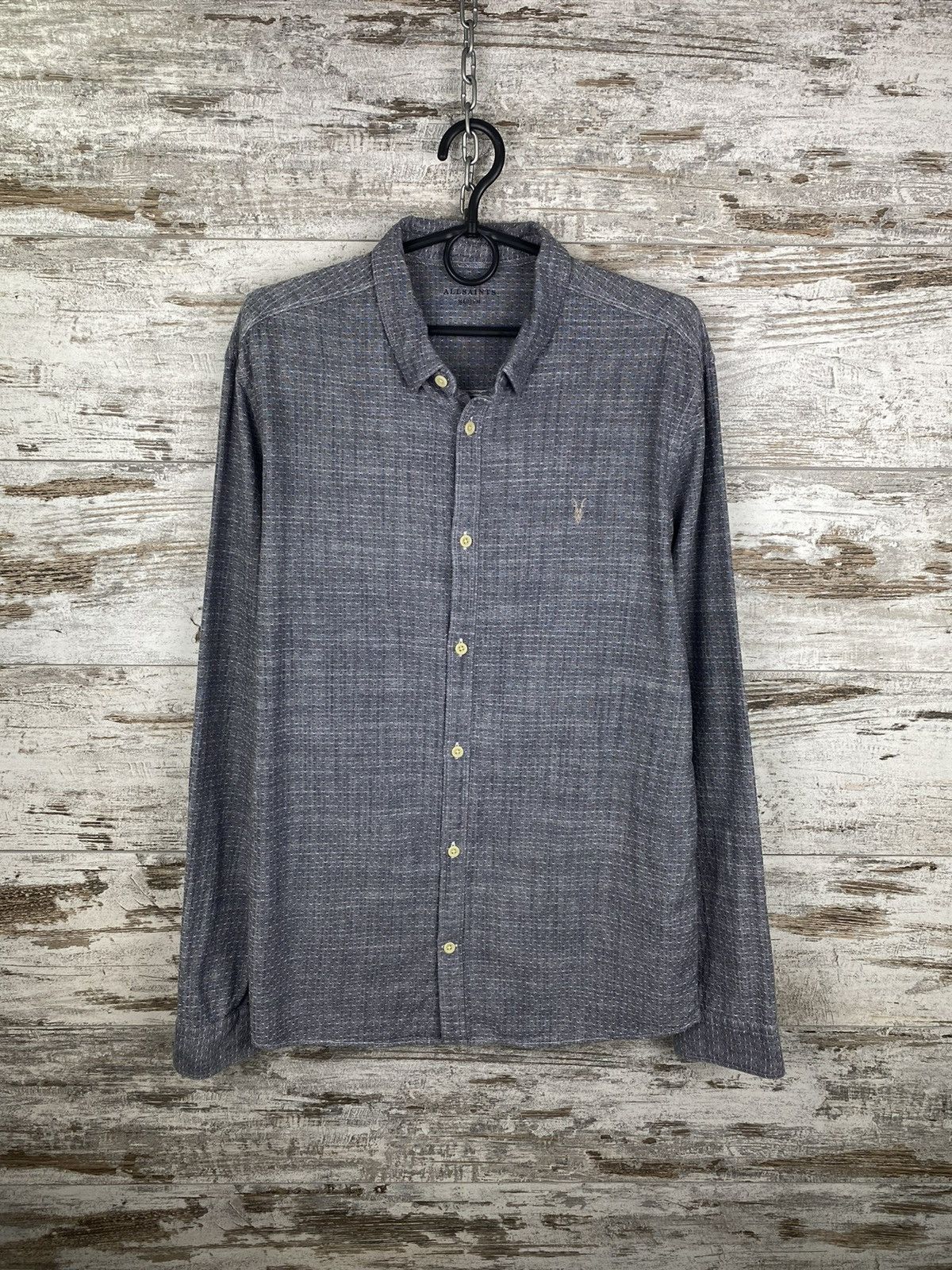 Allsaints × Japanese Brand Men AllSaints Shirts Button Up Hawaiian all saints luxury SS Size US M / EU 48-50 / 2 - 7 Thumbnail