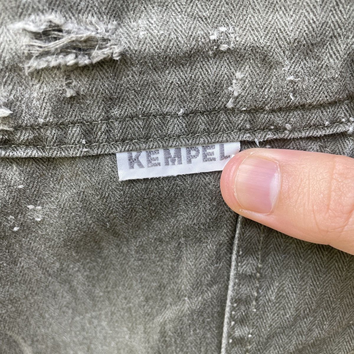 Designer × Other Vintage KEMPEL Fly Button Faded distreesed Trousers Pants Size US 30 / EU 46 - 11 Thumbnail