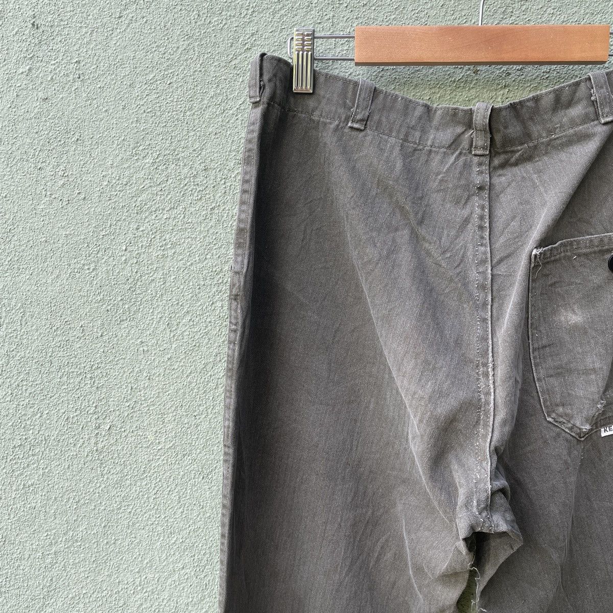 Designer × Other Vintage KEMPEL Fly Button Faded distreesed Trousers Pants Size US 30 / EU 46 - 9 Thumbnail