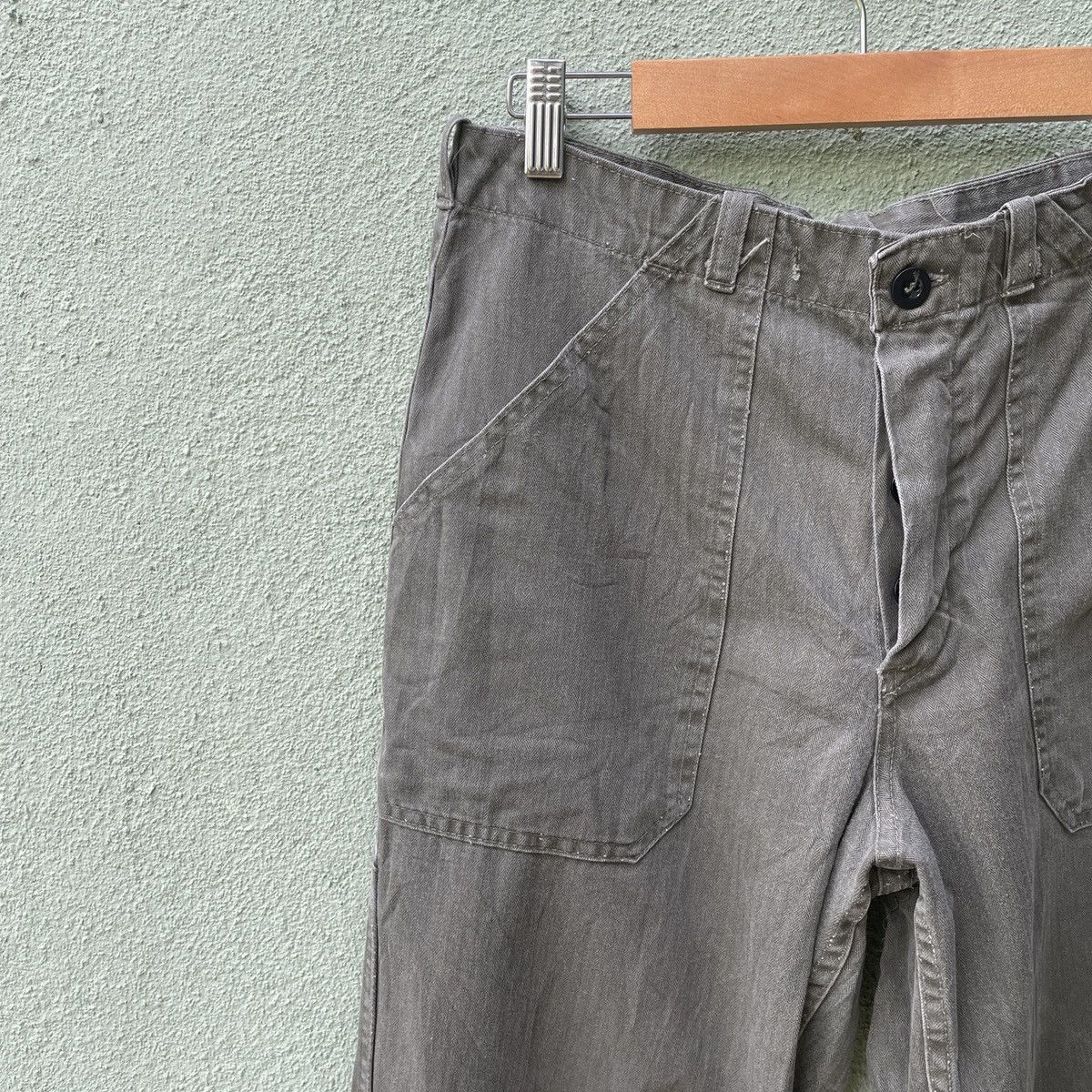 Designer × Other Vintage KEMPEL Fly Button Faded distreesed Trousers Pants Size US 30 / EU 46 - 4 Thumbnail