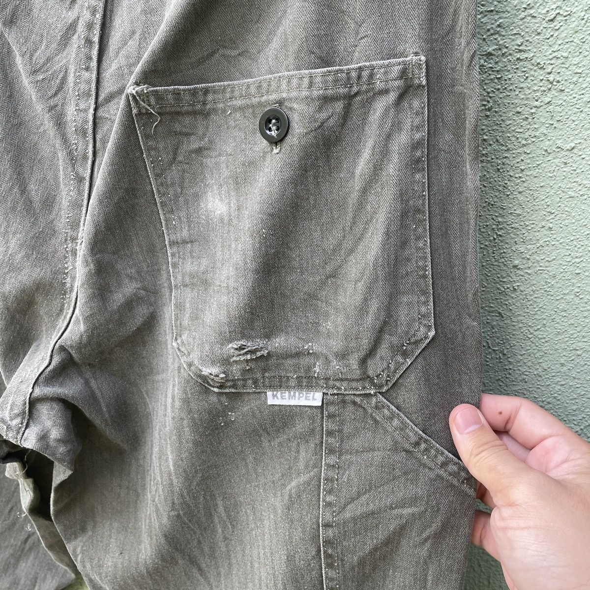 Designer × Other Vintage KEMPEL Fly Button Faded distreesed Trousers Pants Size US 30 / EU 46 - 10 Thumbnail