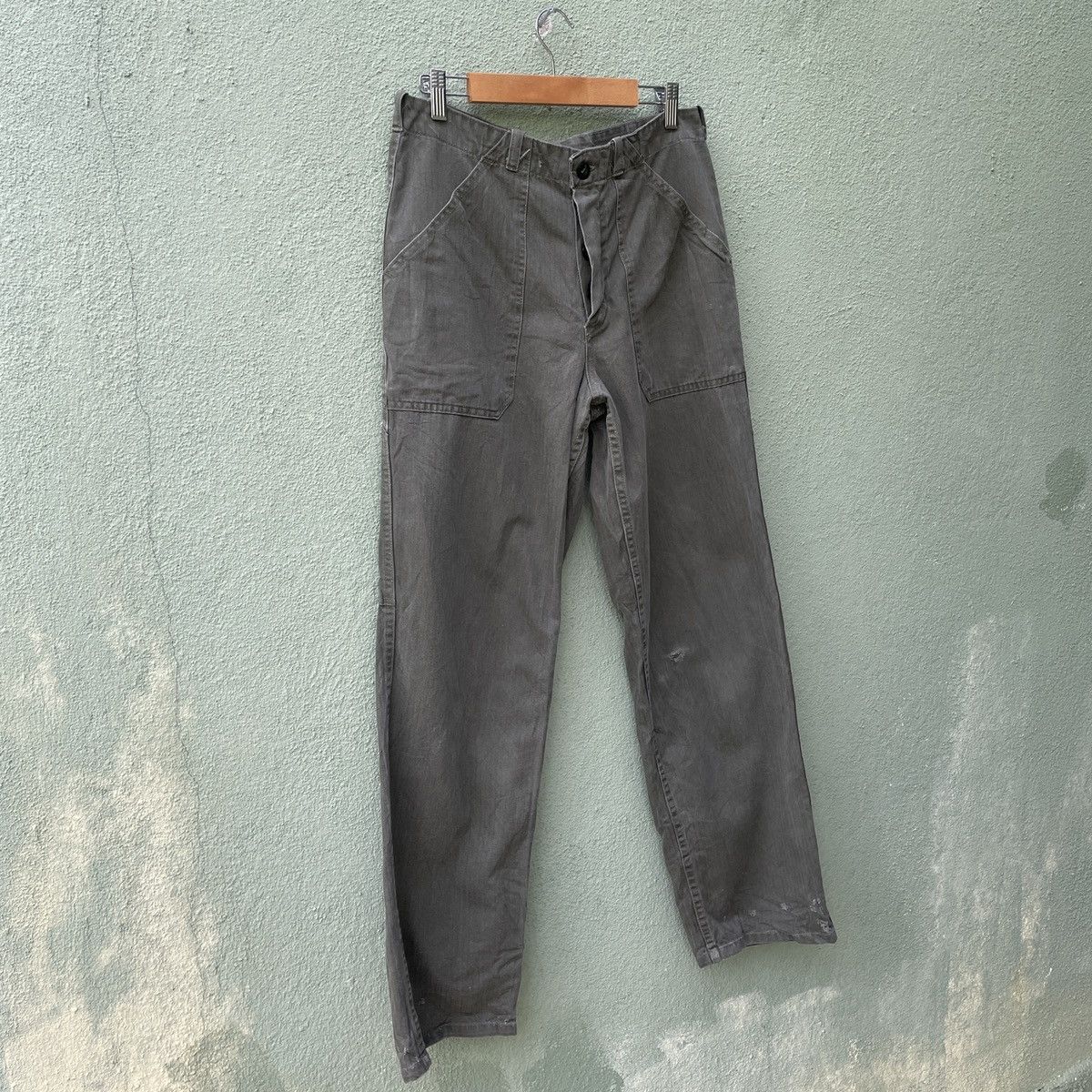 Designer × Other Vintage KEMPEL Fly Button Faded distreesed Trousers Pants Size US 30 / EU 46 - 2 Thumbnail