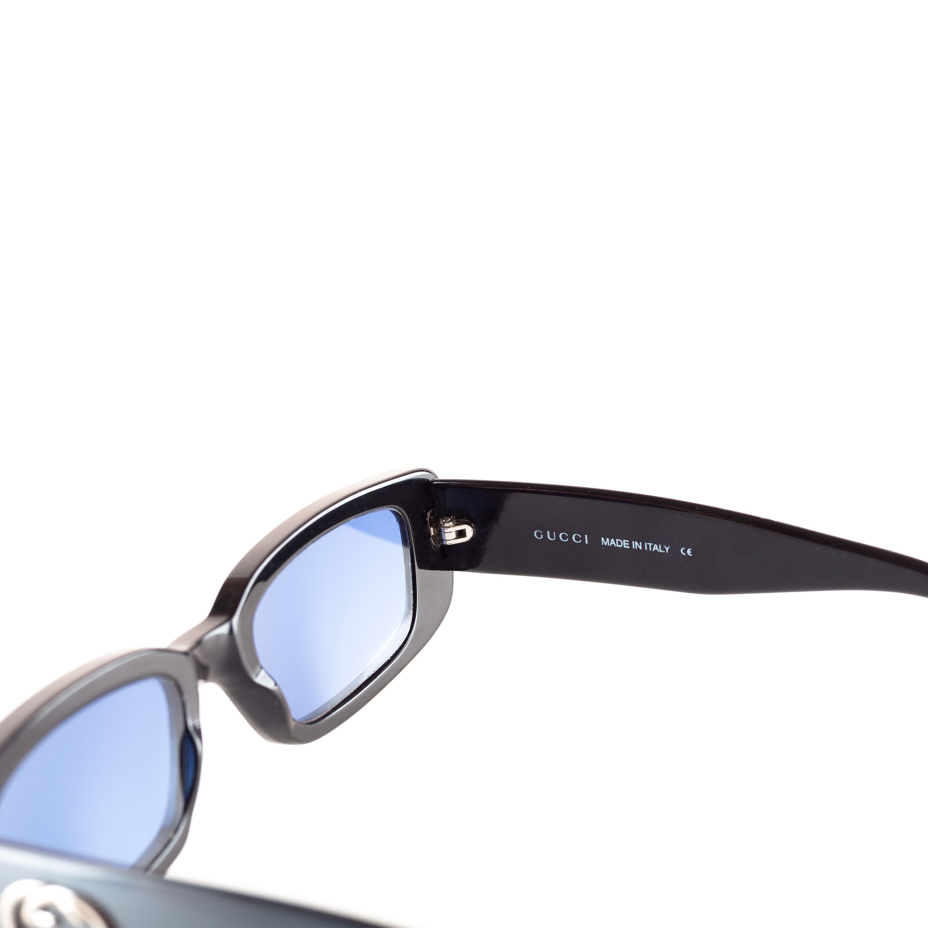 Gucci Gucci GG 2409/S Blue Ash Sunglasses Size ONE SIZE - 3 Thumbnail