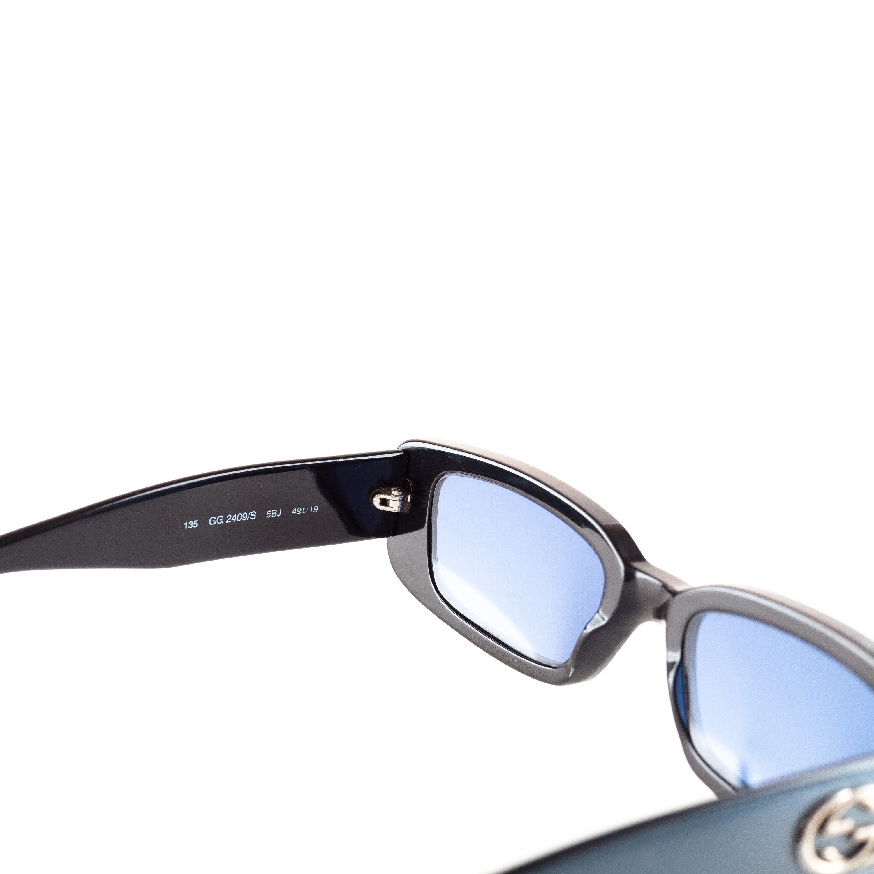Gucci Gucci GG 2409/S Blue Ash Sunglasses Size ONE SIZE - 4 Thumbnail