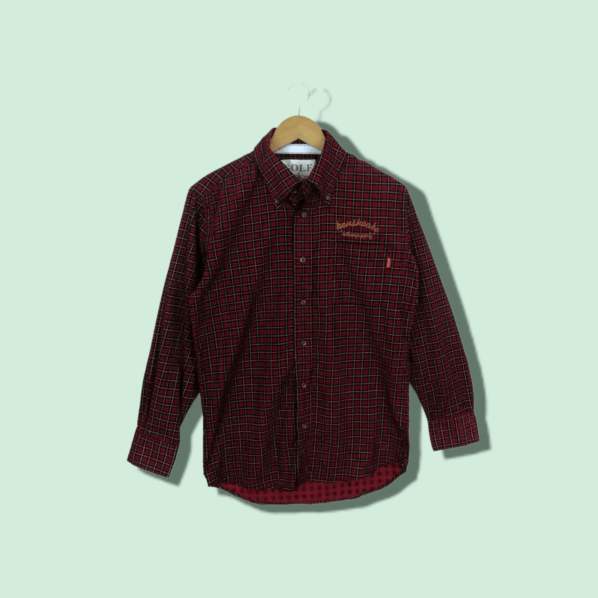 Japanese Brand KENSHO ABE AKGB Button Up Shirt Golf Style Size US M / EU 48-50 / 2 - 1 Thumbnail