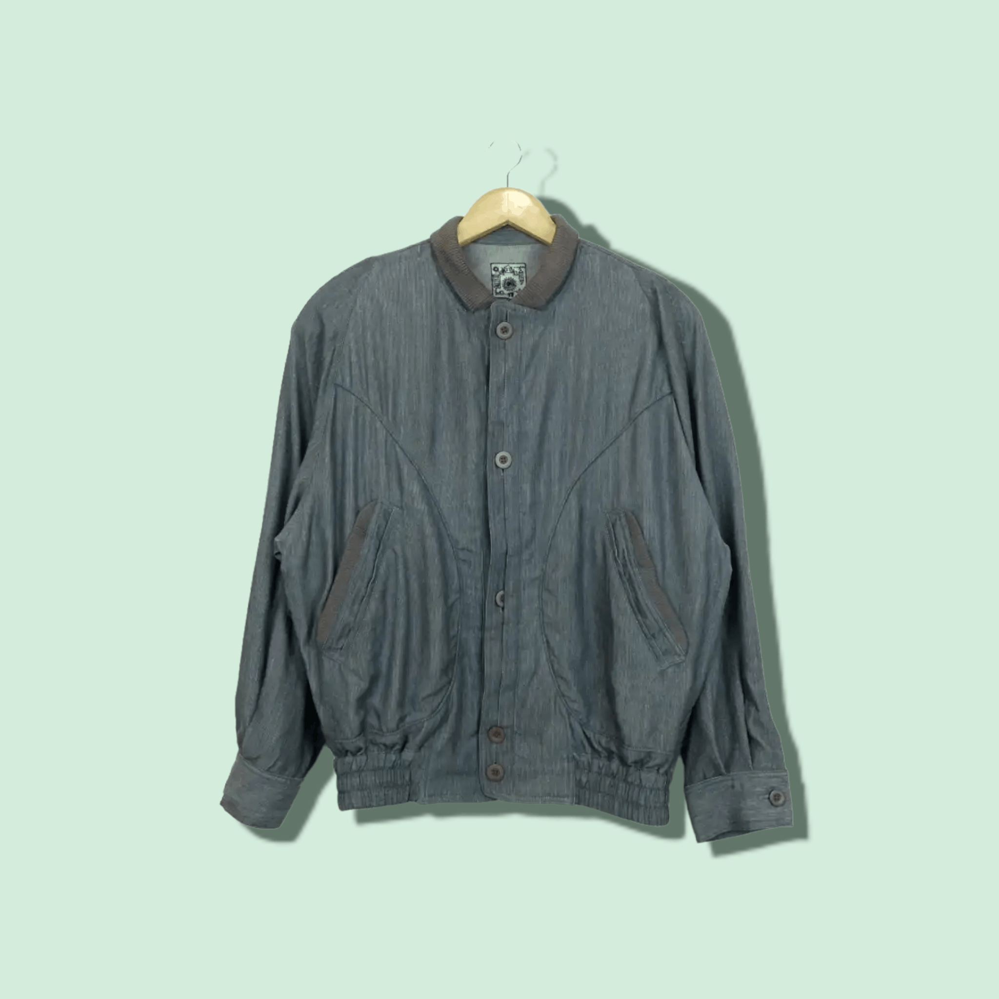 Japanese Brand × Vintage MOARE Japan Vintage Bomber Jacket Style Nice Design Size US M / EU 48-50 / 2 - 1 Thumbnail