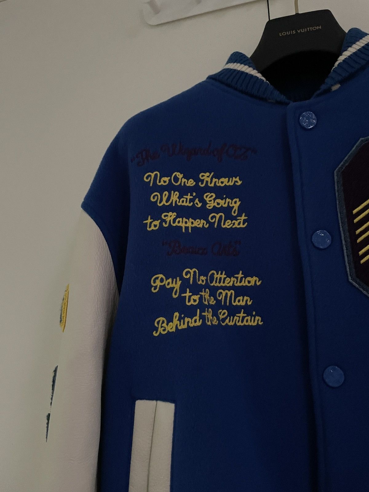 Louis Vuitton × Virgil Abloh LV SS19 Wizard Of Oz Varsity Jacket Plain Rainbow Size US M / EU 48-50 / 2 - 8 Thumbnail