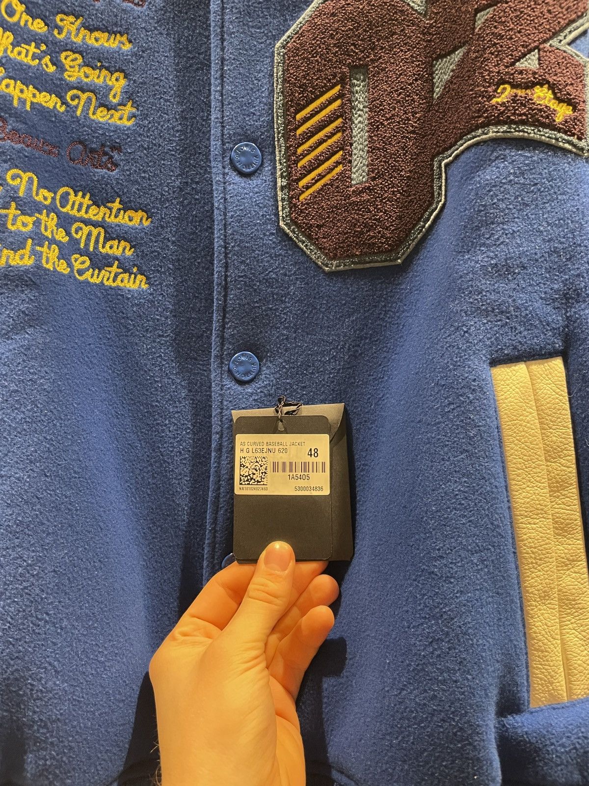 Louis Vuitton × Virgil Abloh LV SS19 Wizard Of Oz Varsity Jacket Plain Rainbow Size US M / EU 48-50 / 2 - 4 Thumbnail