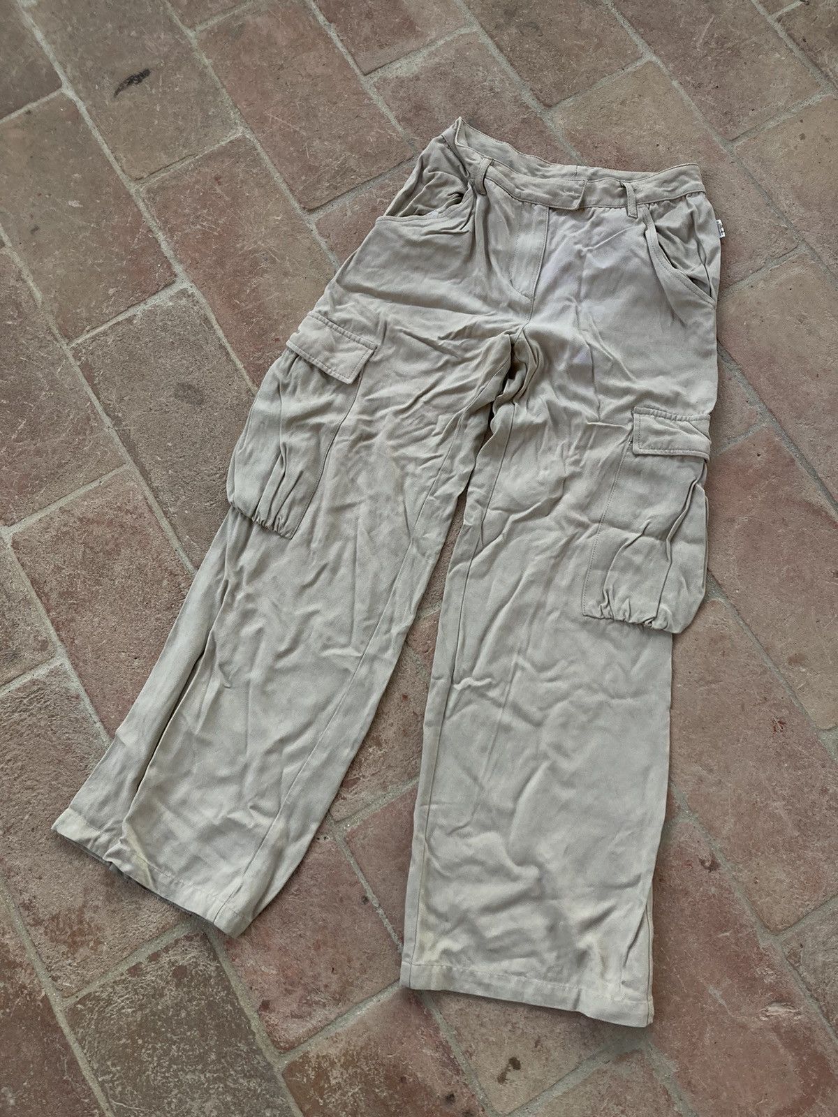 image of Jean Paul Gaultier Jean’S Paul Gaultier Cargo Pants in Beige, Women's (Size 23)