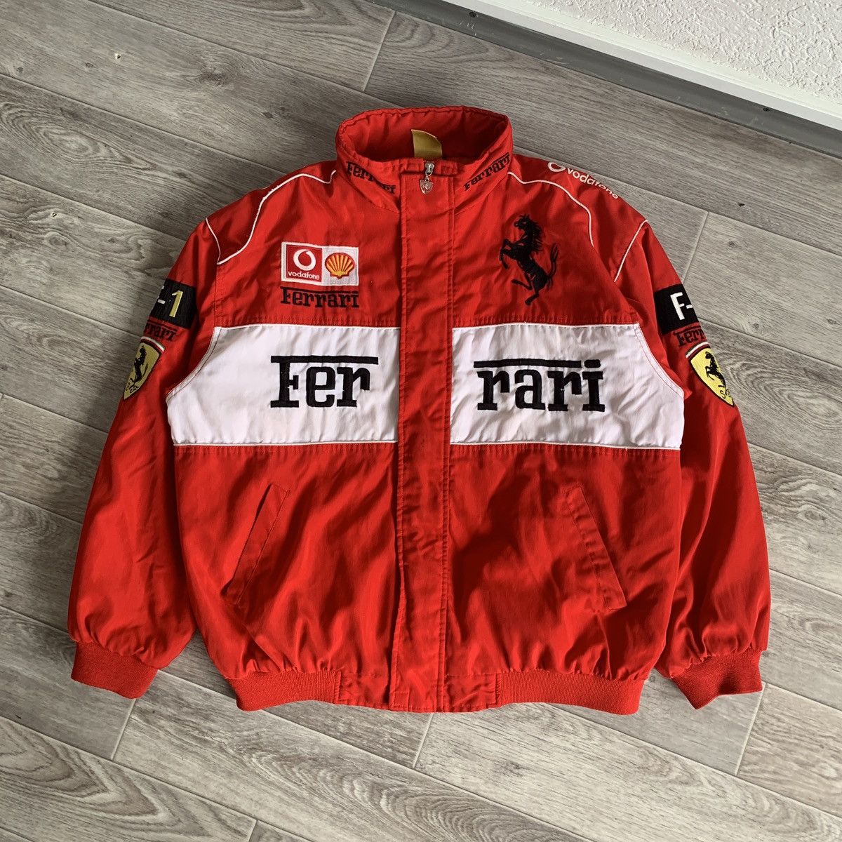 Vintage Ferrari Scuderia formula Uno vintage jacket Vodafone racing ...