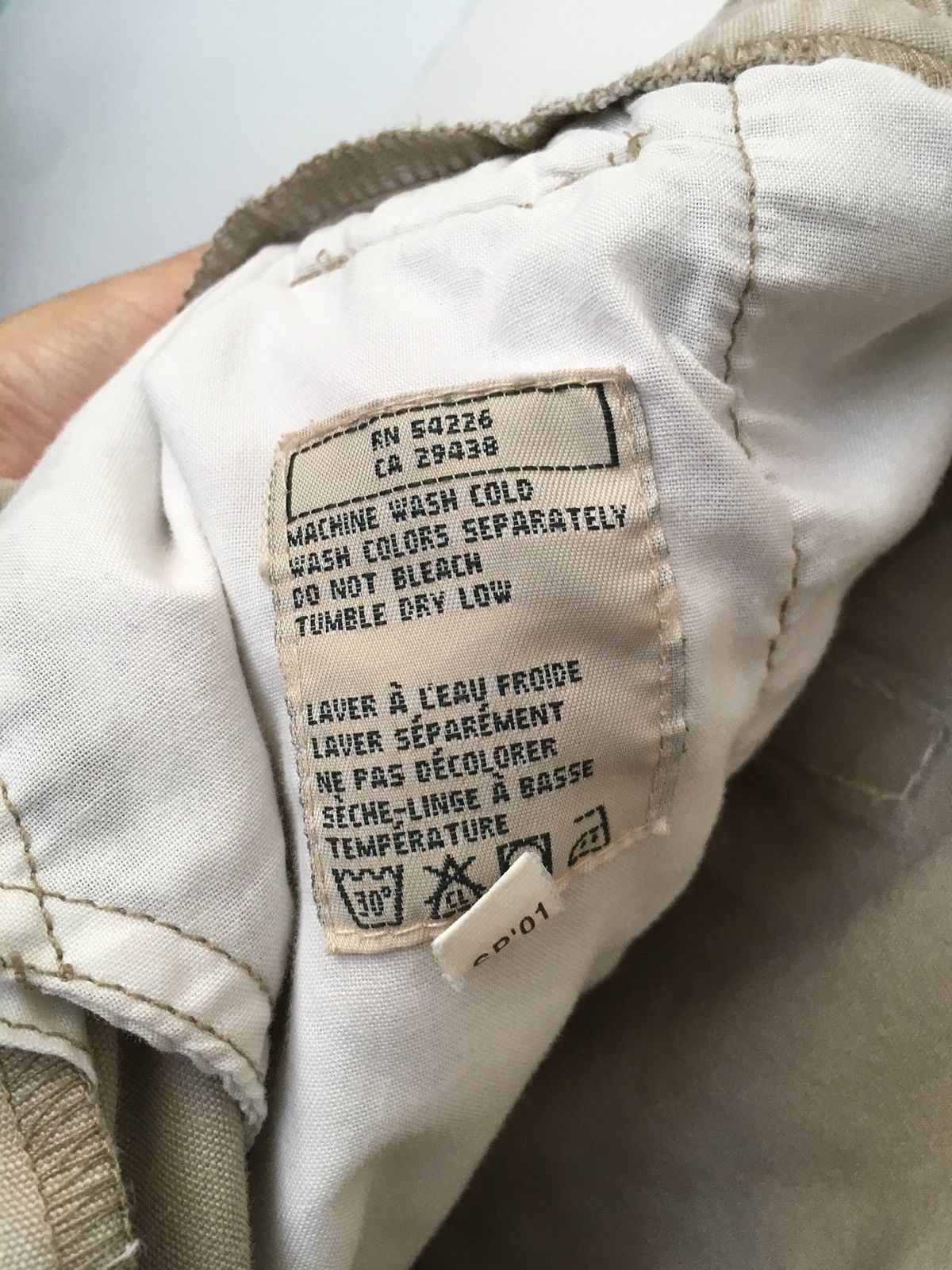 Vintage ROYAL ROBBINS CARGO PANTS BEIGE KHAKI VINTAGE UTILITY WORK Size US 36 / EU 52 - 6 Thumbnail