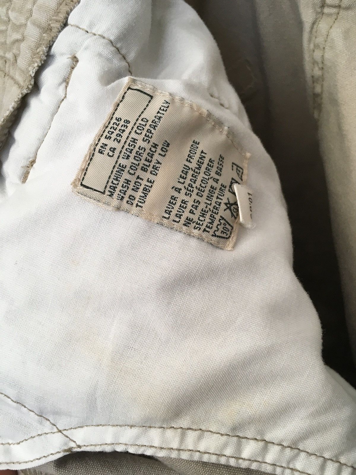 Vintage ROYAL ROBBINS CARGO PANTS BEIGE KHAKI VINTAGE UTILITY WORK Size US 36 / EU 52 - 7 Thumbnail