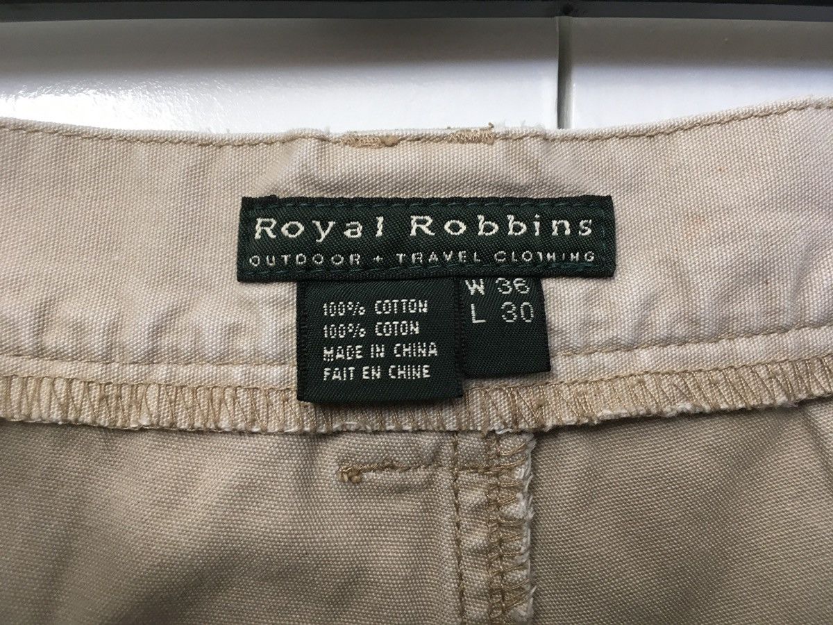 Vintage ROYAL ROBBINS CARGO PANTS BEIGE KHAKI VINTAGE UTILITY WORK Size US 36 / EU 52 - 5 Thumbnail