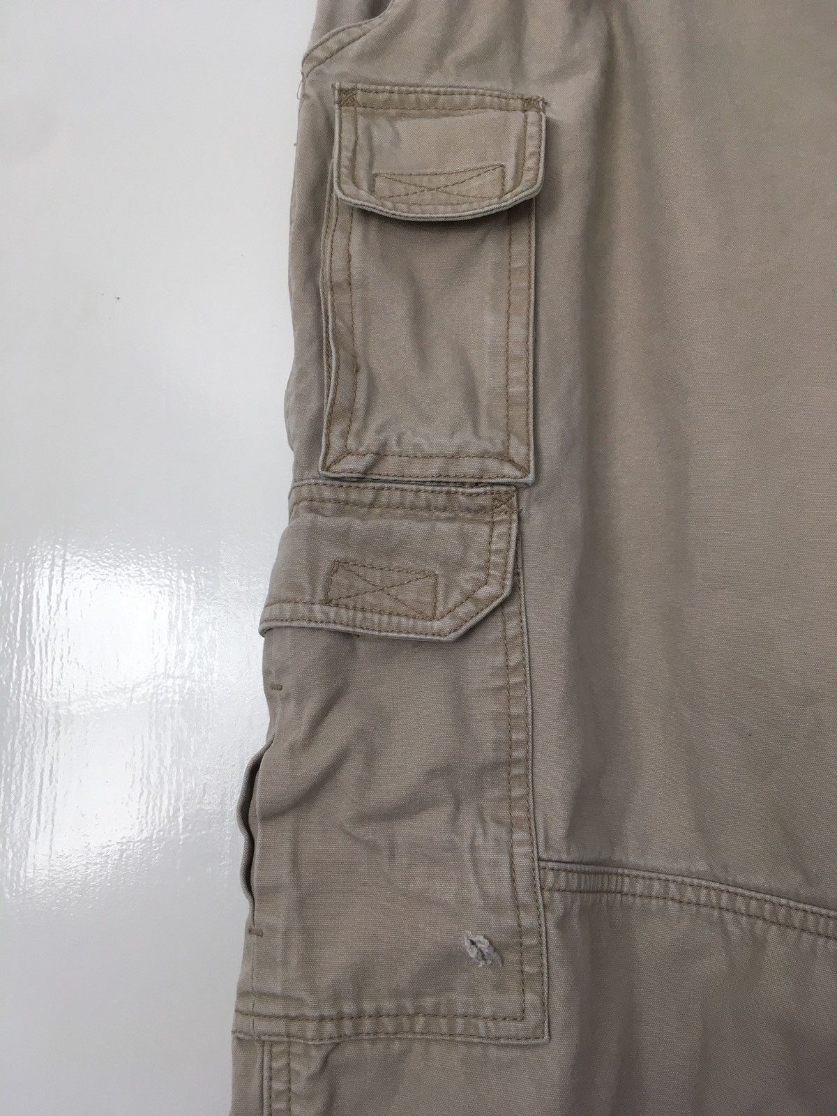 Vintage ROYAL ROBBINS CARGO PANTS BEIGE KHAKI VINTAGE UTILITY WORK Size US 36 / EU 52 - 8 Thumbnail