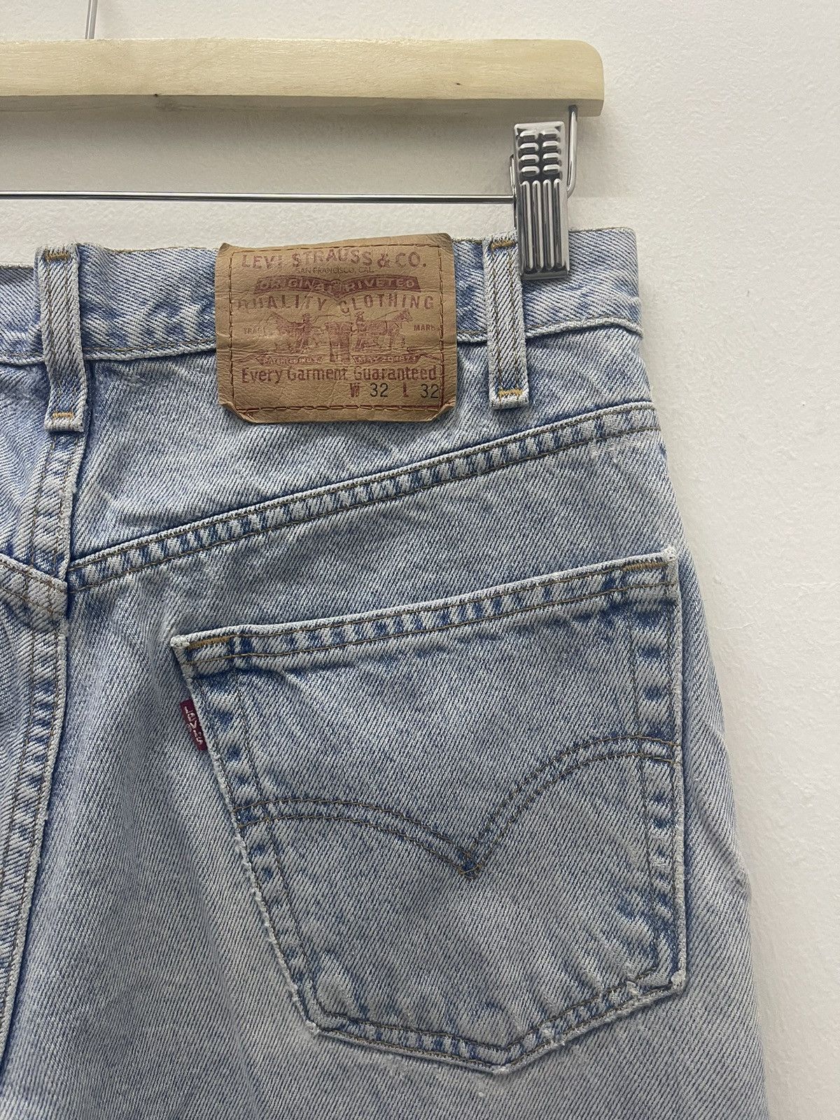 Levi's Rare Vintage LEVIS Relaxed Straight Leg Thrashed Grunge Size US 32 / EU 48 - 11 Thumbnail