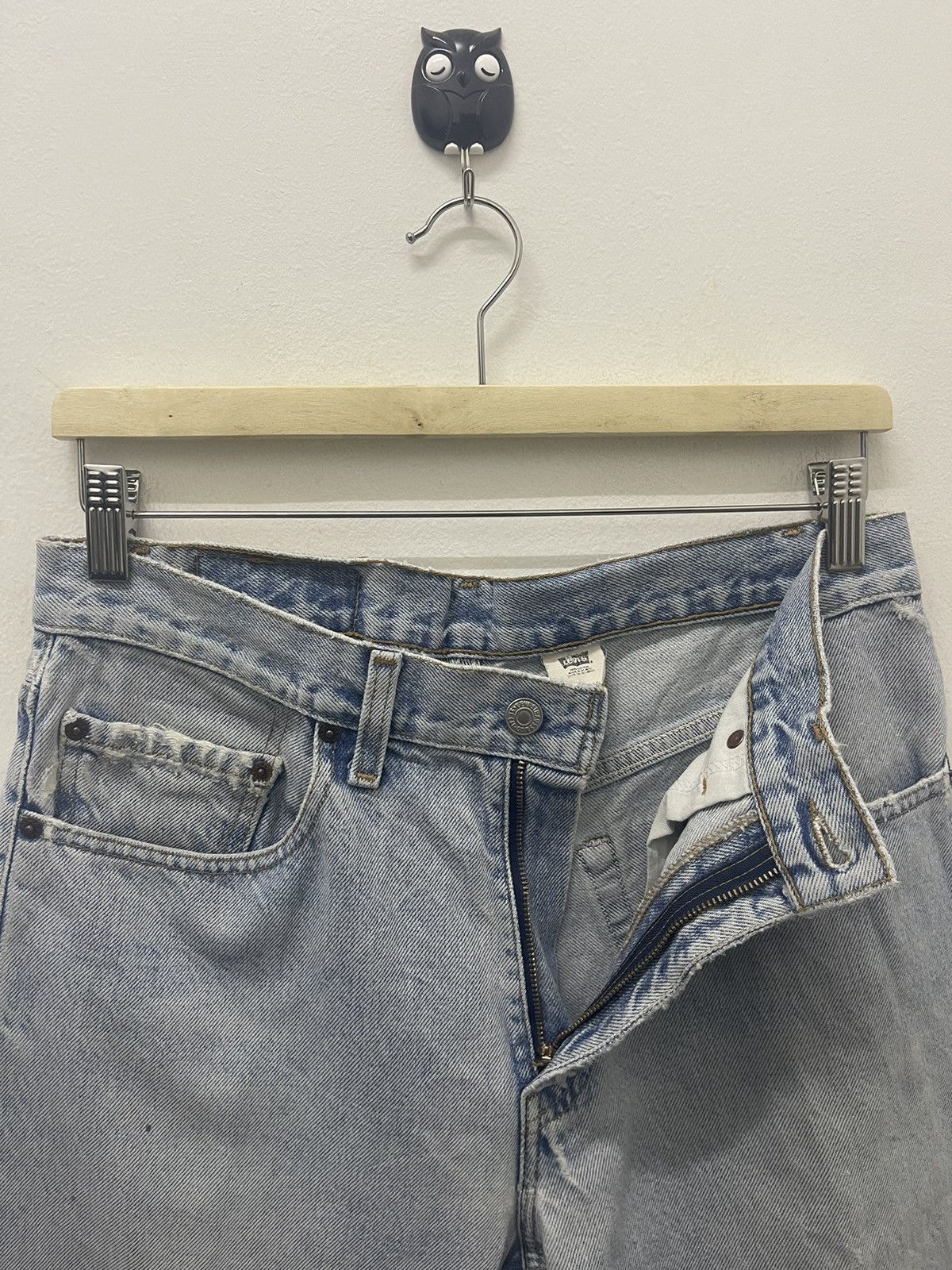 Levi's Rare Vintage LEVIS Relaxed Straight Leg Thrashed Grunge Size US 32 / EU 48 - 6 Thumbnail
