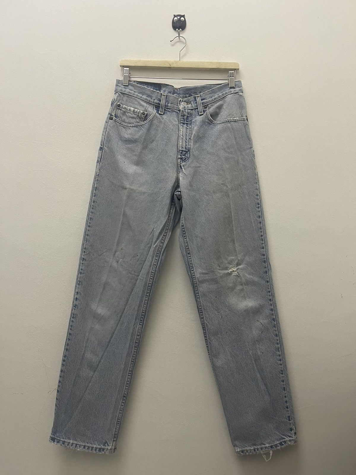 Levi's Rare Vintage LEVIS Relaxed Straight Leg Thrashed Grunge Size US 32 / EU 48 - 1 Thumbnail