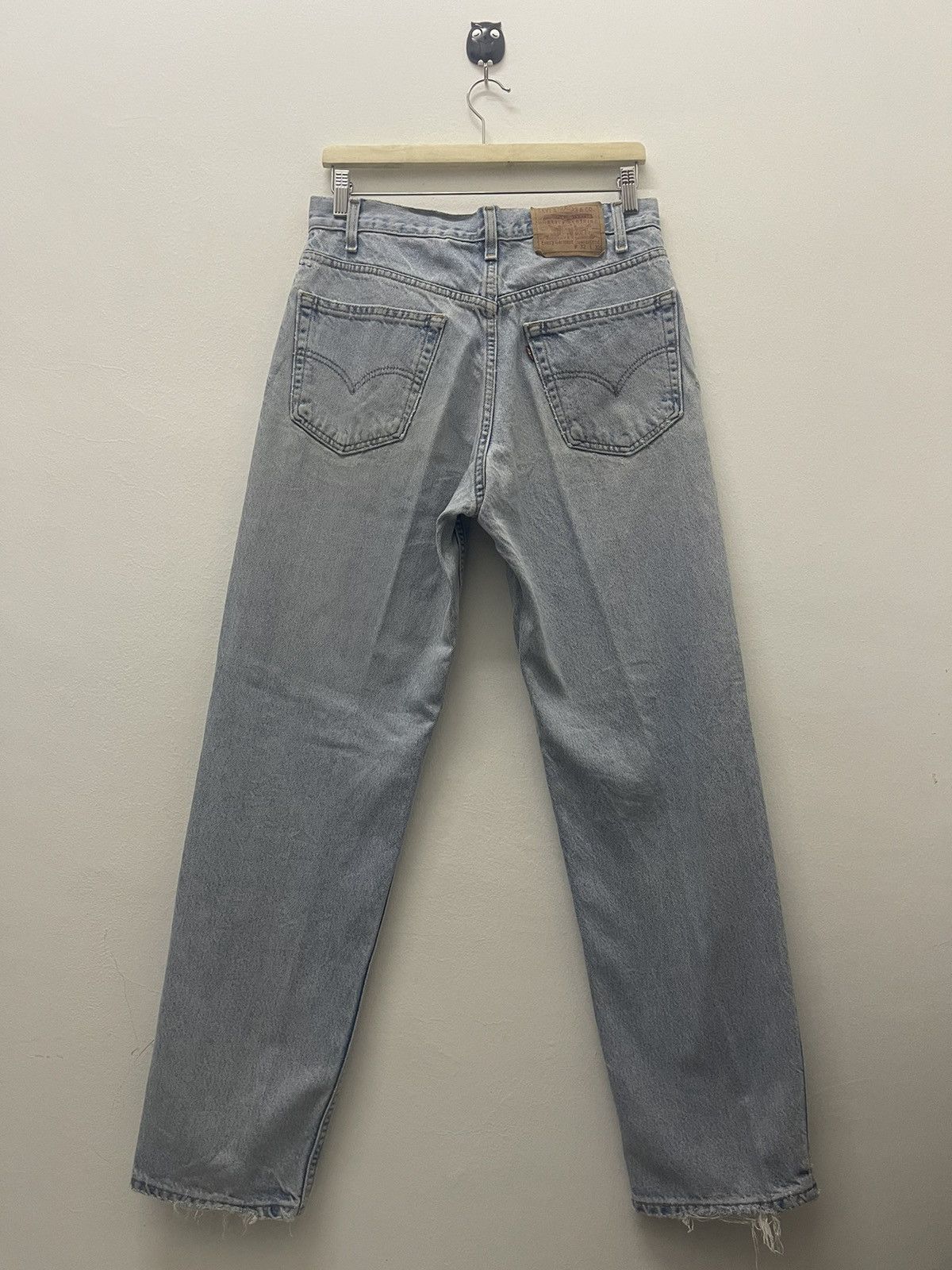 Levi's Rare Vintage LEVIS Relaxed Straight Leg Thrashed Grunge Size US 32 / EU 48 - 9 Thumbnail