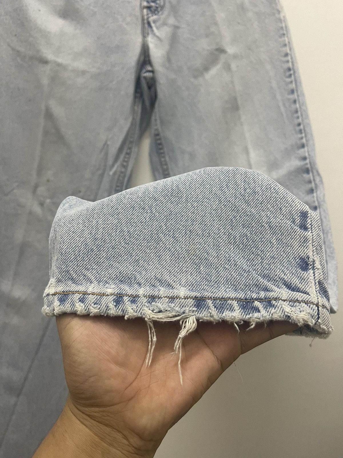 Levi's Rare Vintage LEVIS Relaxed Straight Leg Thrashed Grunge Size US 32 / EU 48 - 3 Thumbnail