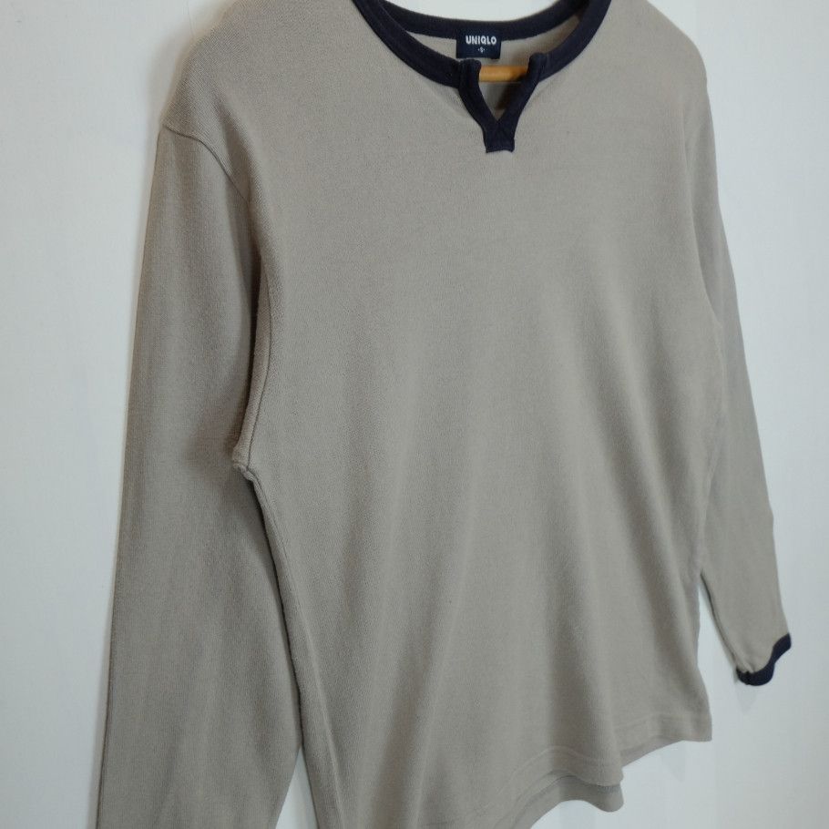 Japanese Brand × Uniqlo × Vintage Vintage 90's UNIQLO Green Plain Sweater Sweatshirts Jumper Size US S / EU 44-46 / 1 - 6 Thumbnail