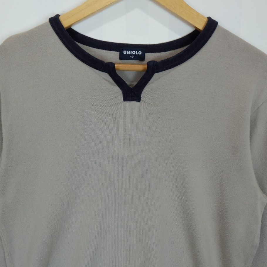 Japanese Brand × Uniqlo × Vintage Vintage 90's UNIQLO Green Plain Sweater Sweatshirts Jumper Size US S / EU 44-46 / 1 - 3 Thumbnail