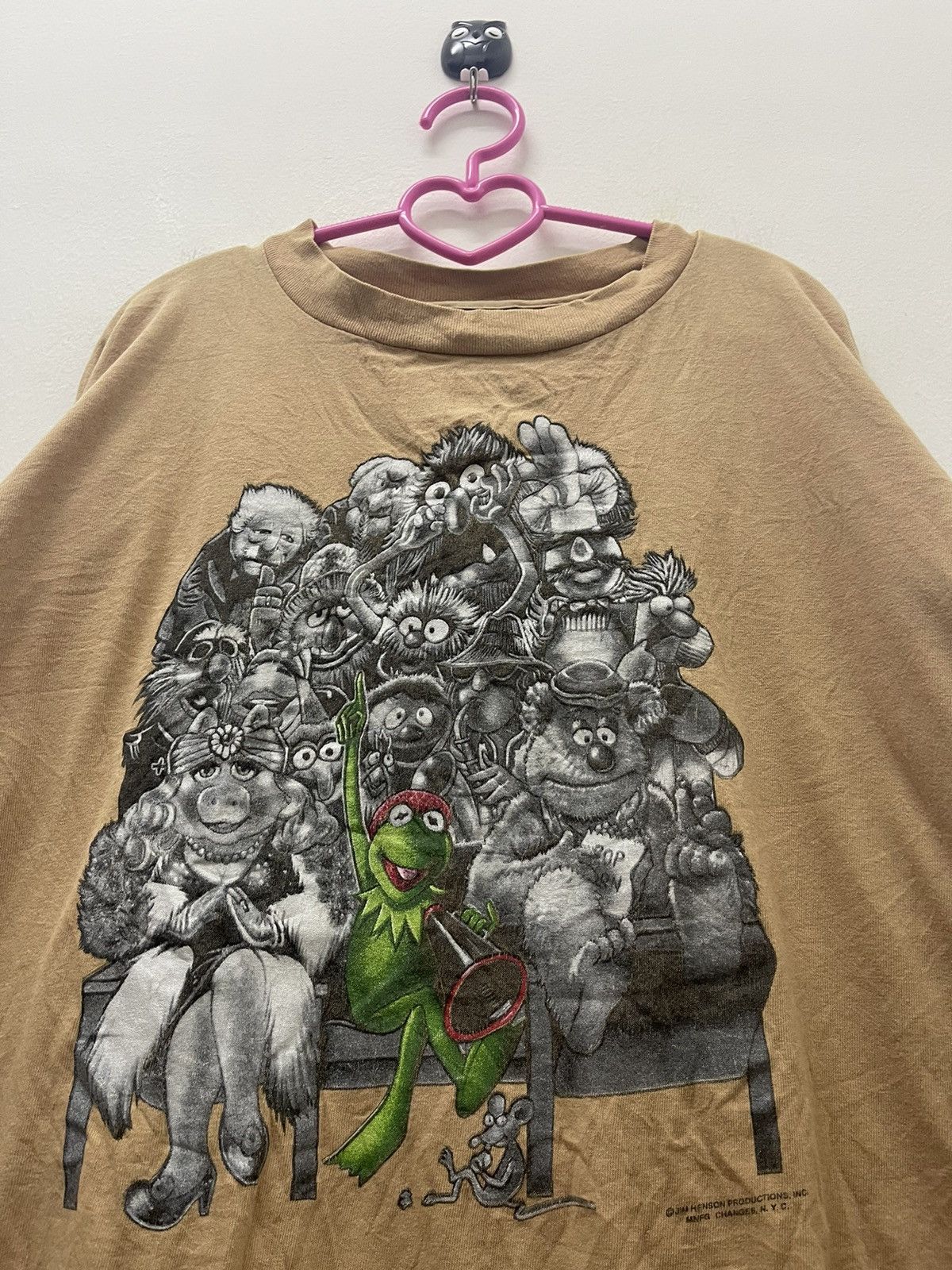 Vintage Rare Vintage JIM HENSON PRODUCTIONS Kermit Changes NYC Size US XL / EU 56 / 4 - 2 Thumbnail