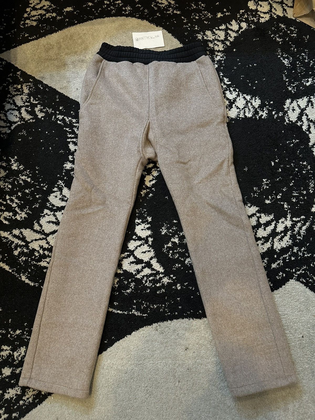 Rhude RHUDE Brown Wool Lounge Pants | Grailed