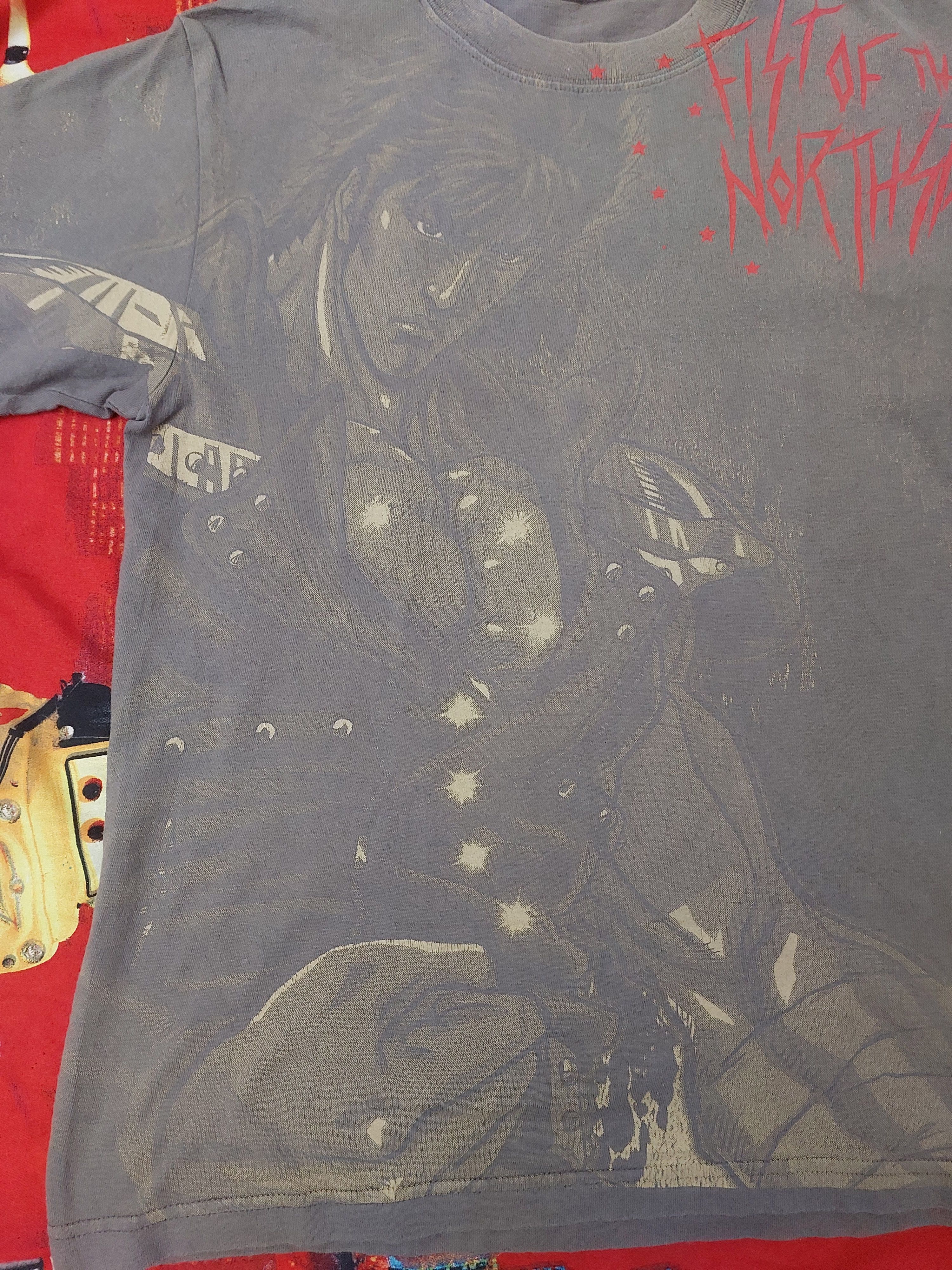 Anime × Japanese Brand × Vintage VINTAGE FIST OF THE NORTH STAR ANIME MOVIE 90S COSPA TEE Size US M / EU 48-50 / 2 - 4 Thumbnail