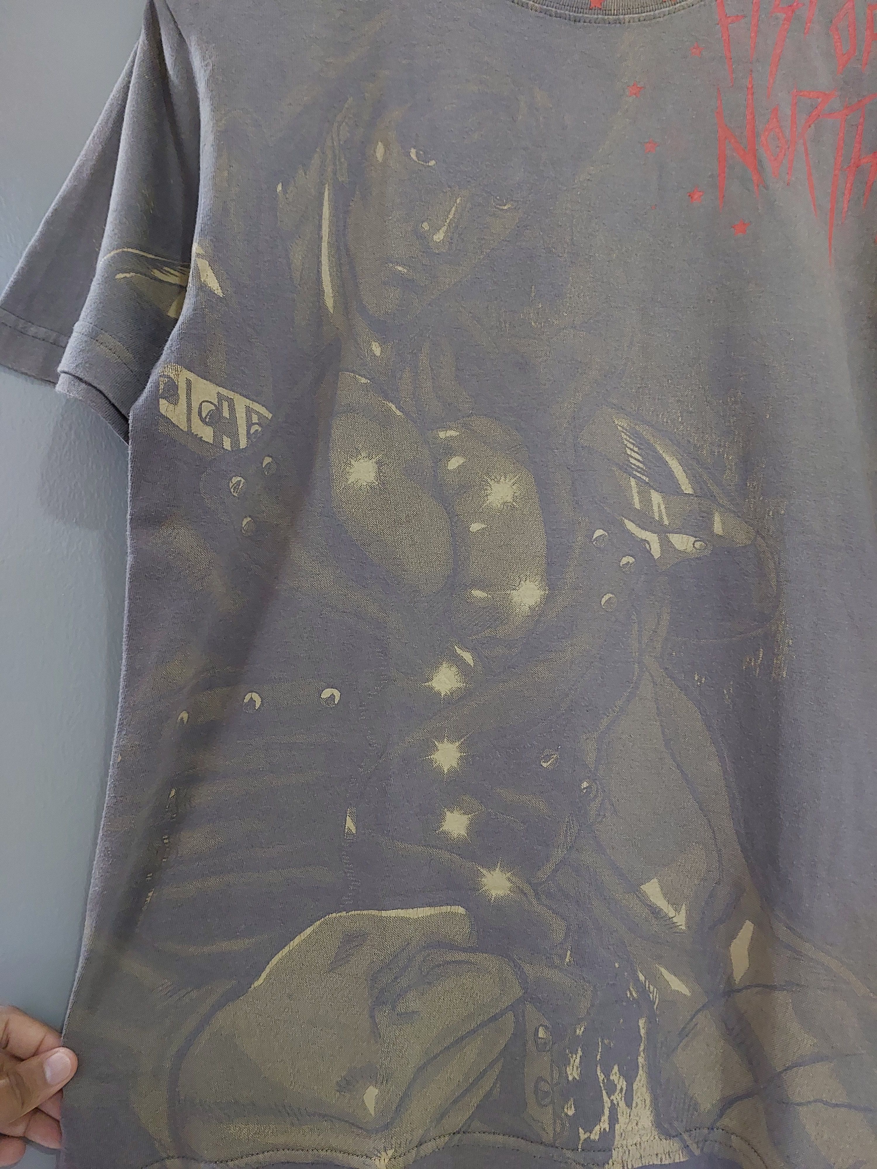 Anime × Japanese Brand × Vintage VINTAGE FIST OF THE NORTH STAR ANIME MOVIE 90S COSPA TEE Size US M / EU 48-50 / 2 - 5 Thumbnail