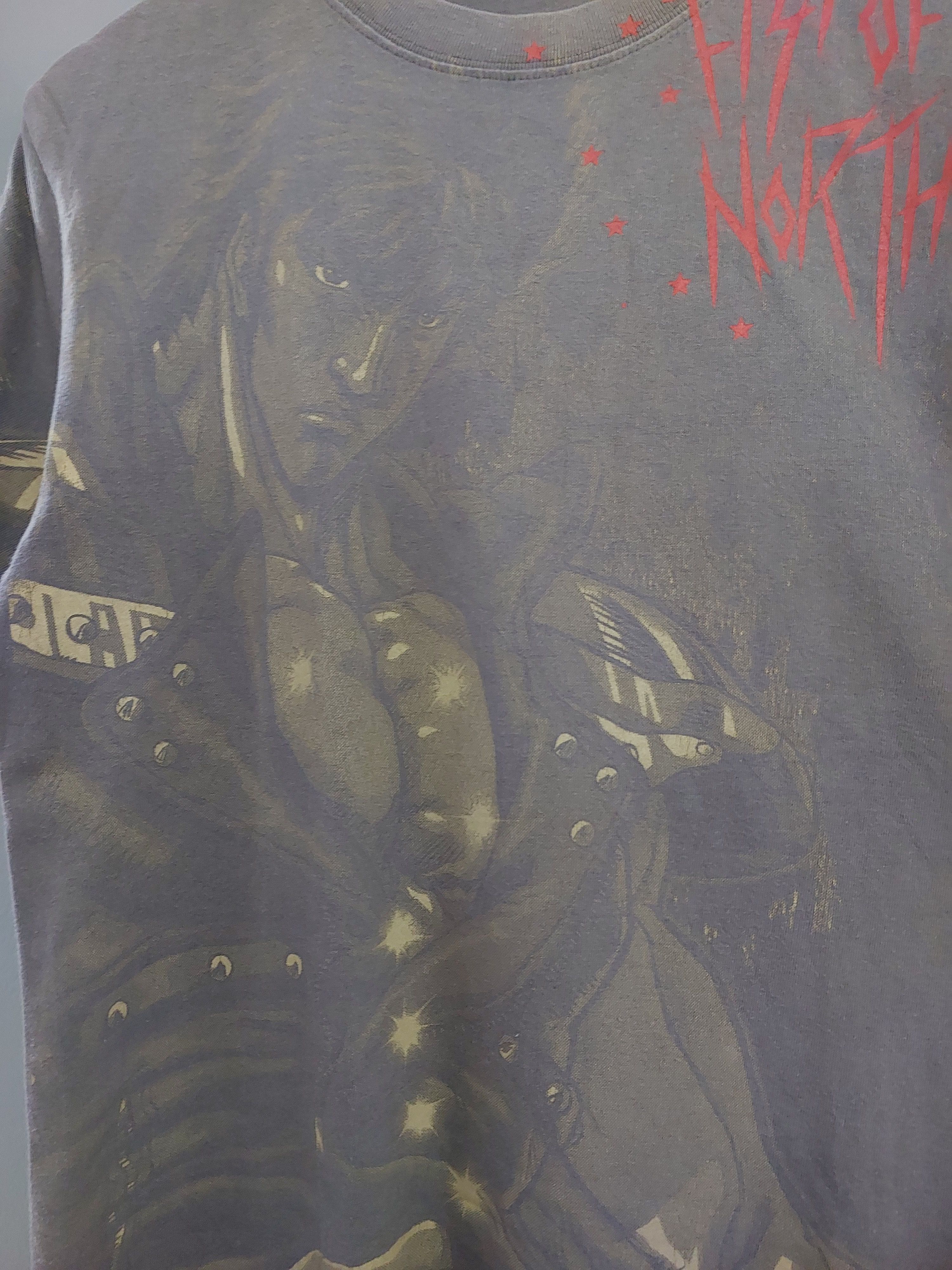 Anime × Japanese Brand × Vintage VINTAGE FIST OF THE NORTH STAR ANIME MOVIE 90S COSPA TEE Size US M / EU 48-50 / 2 - 6 Thumbnail