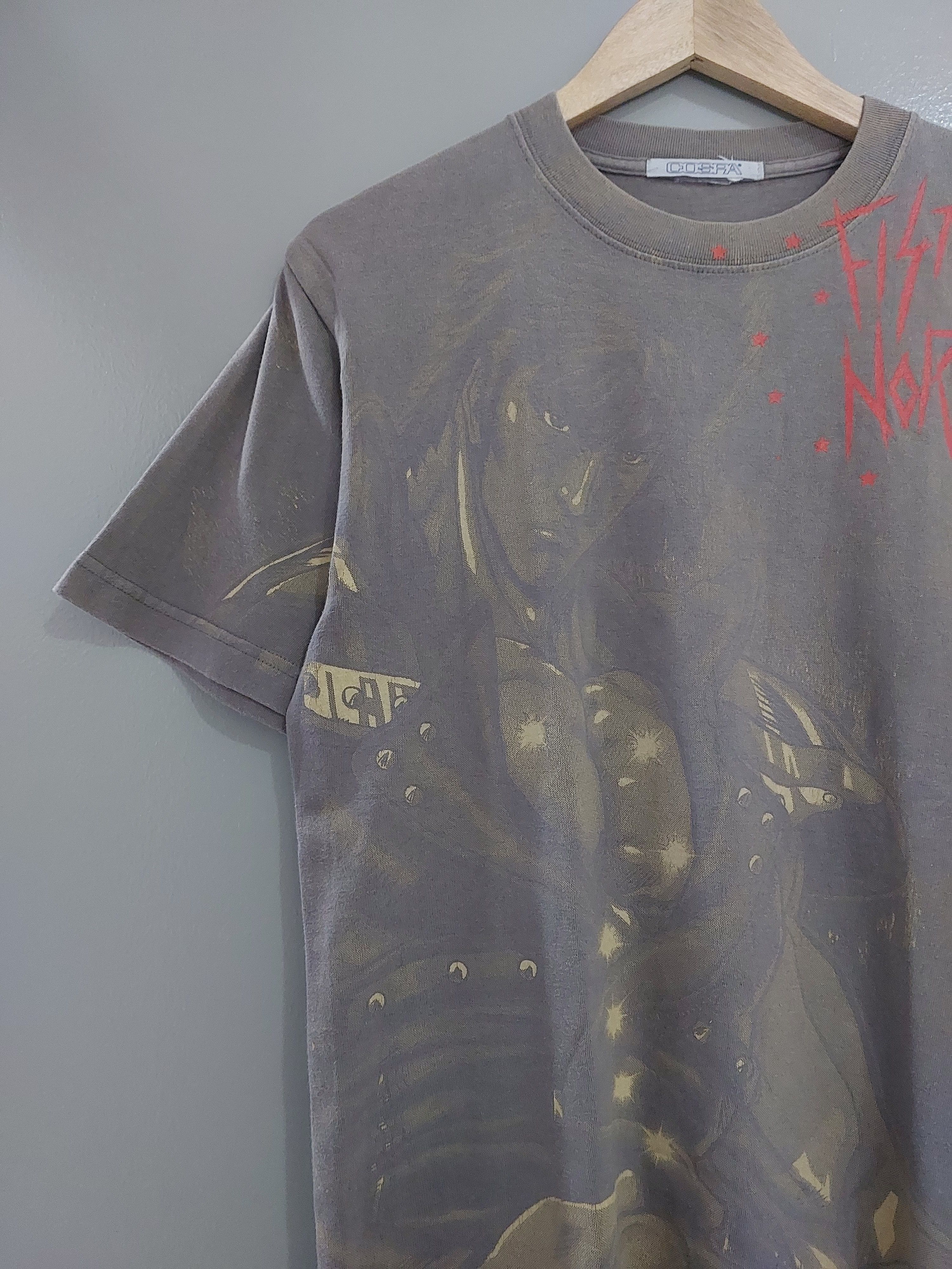 Anime × Japanese Brand × Vintage VINTAGE FIST OF THE NORTH STAR ANIME MOVIE 90S COSPA TEE Size US M / EU 48-50 / 2 - 11 Thumbnail