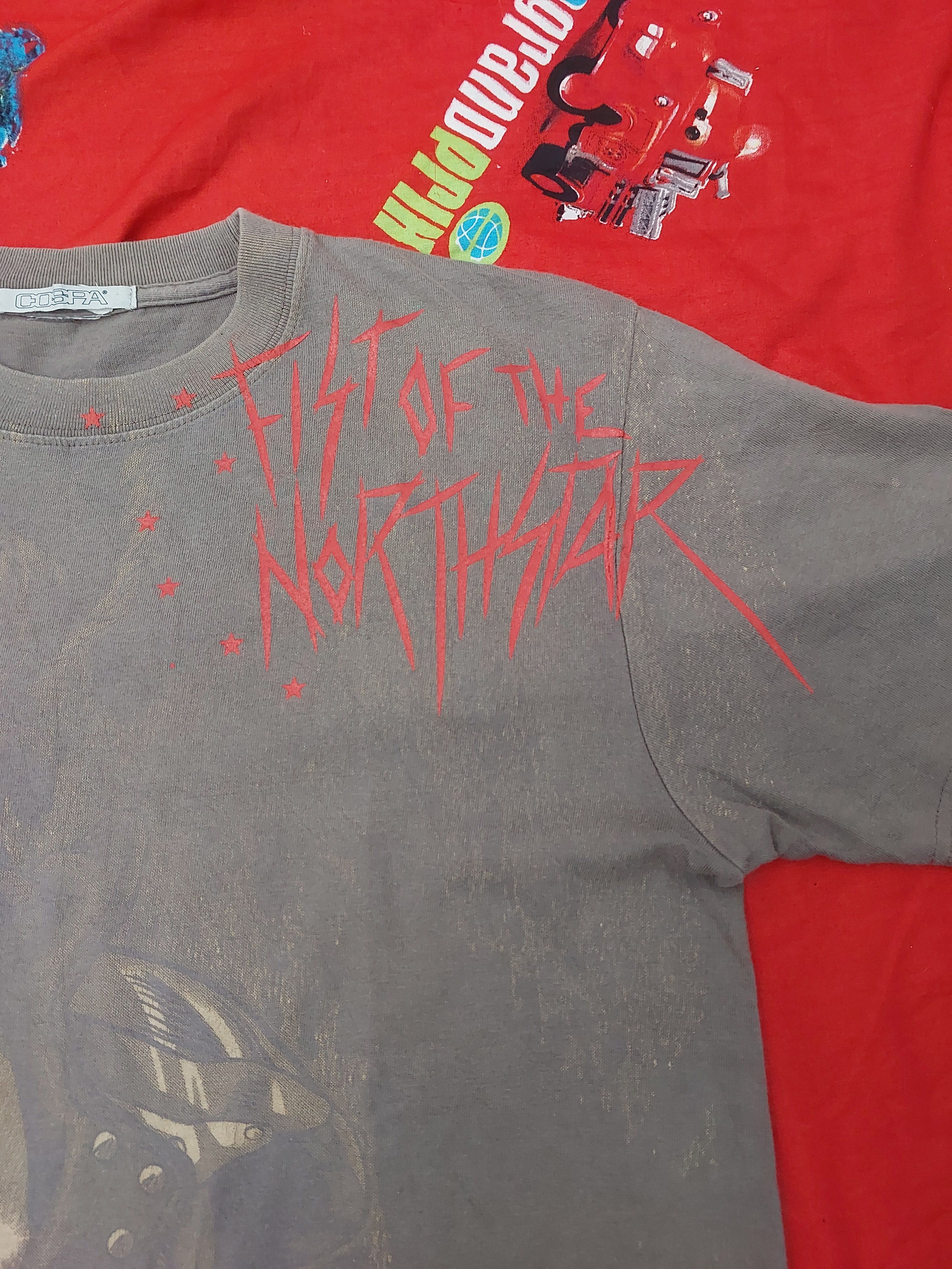 Anime × Japanese Brand × Vintage VINTAGE FIST OF THE NORTH STAR ANIME MOVIE 90S COSPA TEE Size US M / EU 48-50 / 2 - 3 Thumbnail