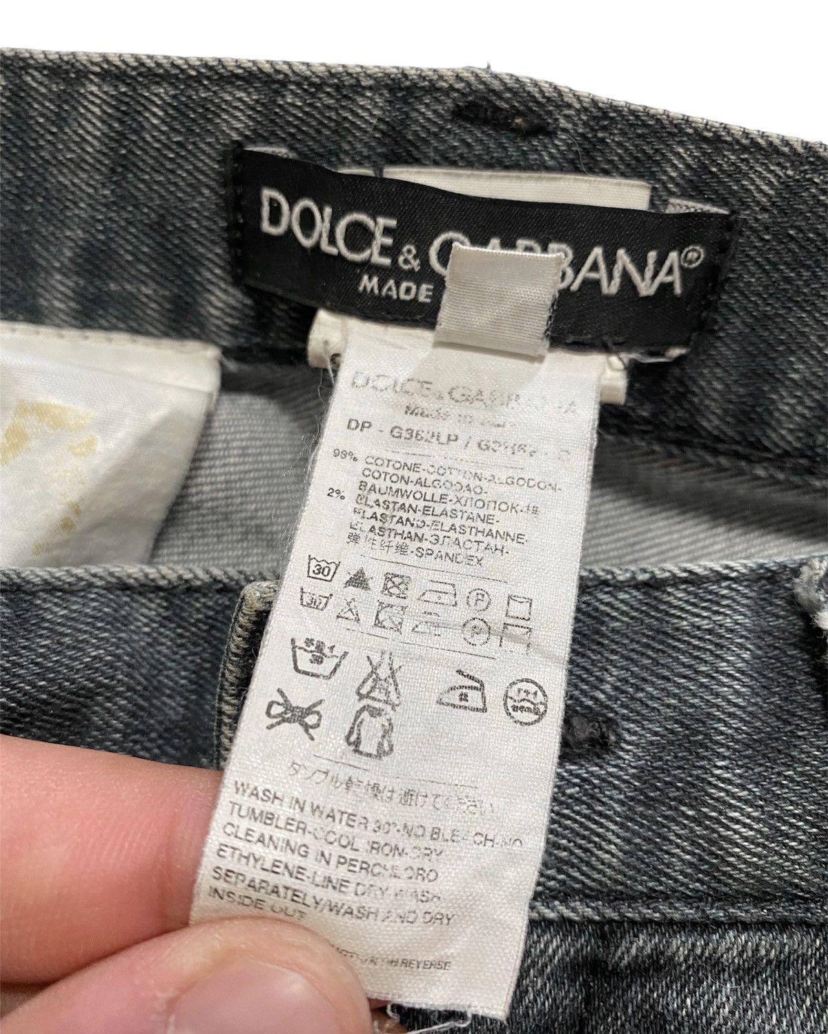 Dolce & Gabbana Dolce & Gabbana Jeans Size US 30 / EU 46 - 8 Thumbnail